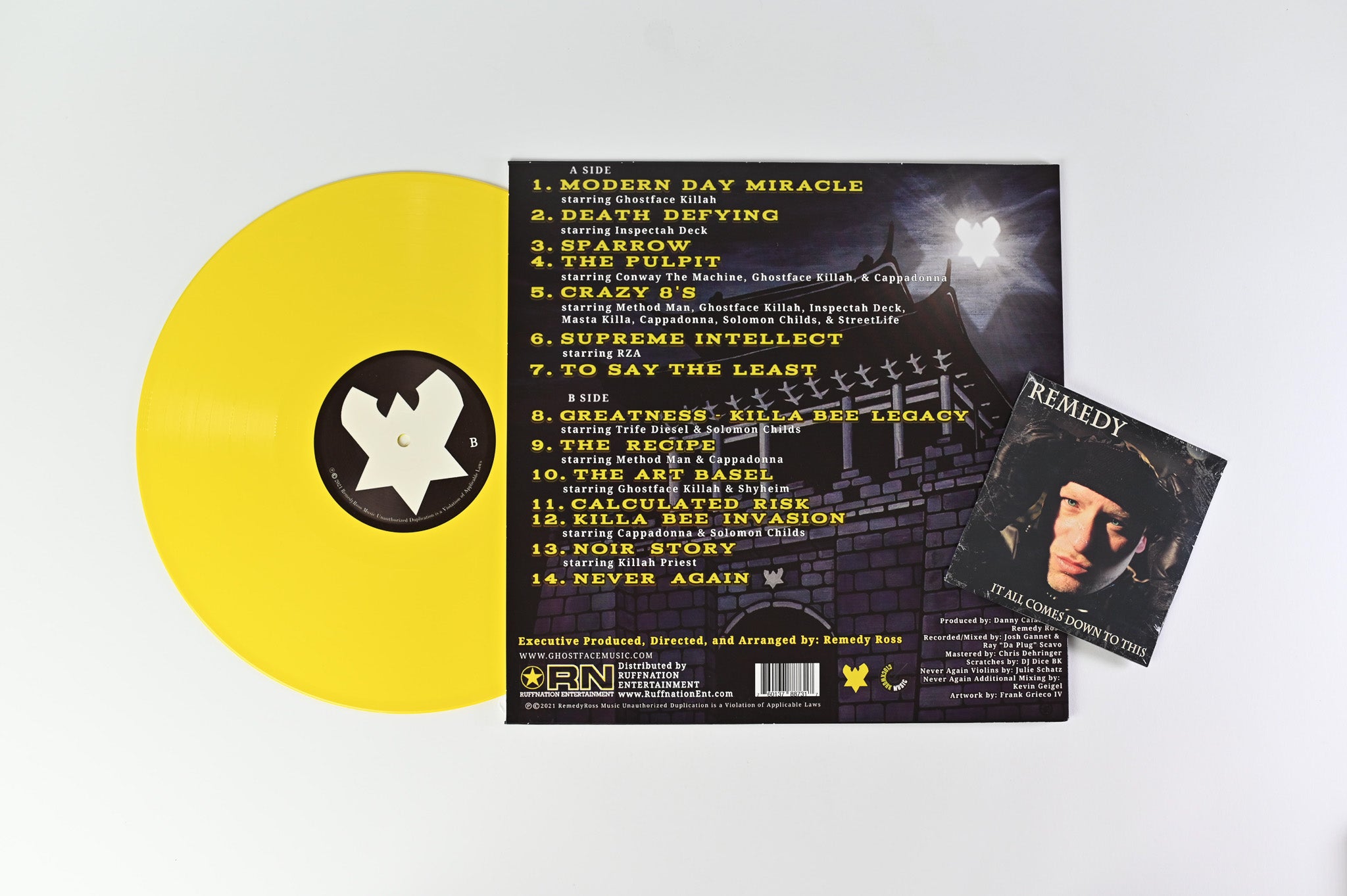 Remedy - Remedy Meets Wu-Tang on RemedyRoss Yellow Vinyl