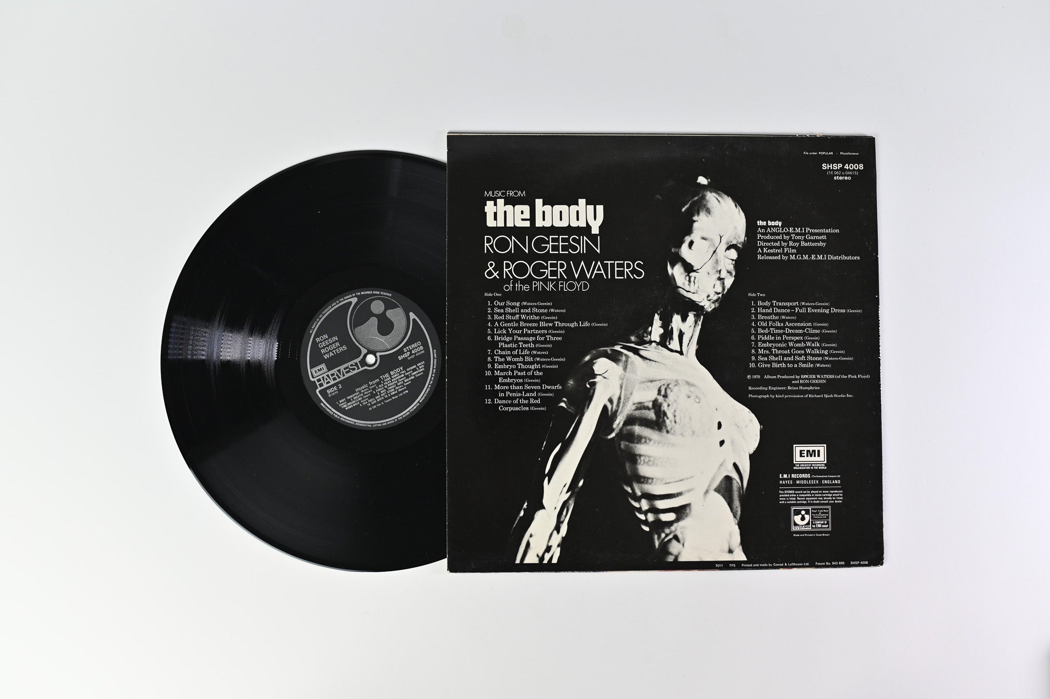 Ron Geesin & Roger Waters - Music From The Body on Harvest UK Reissue