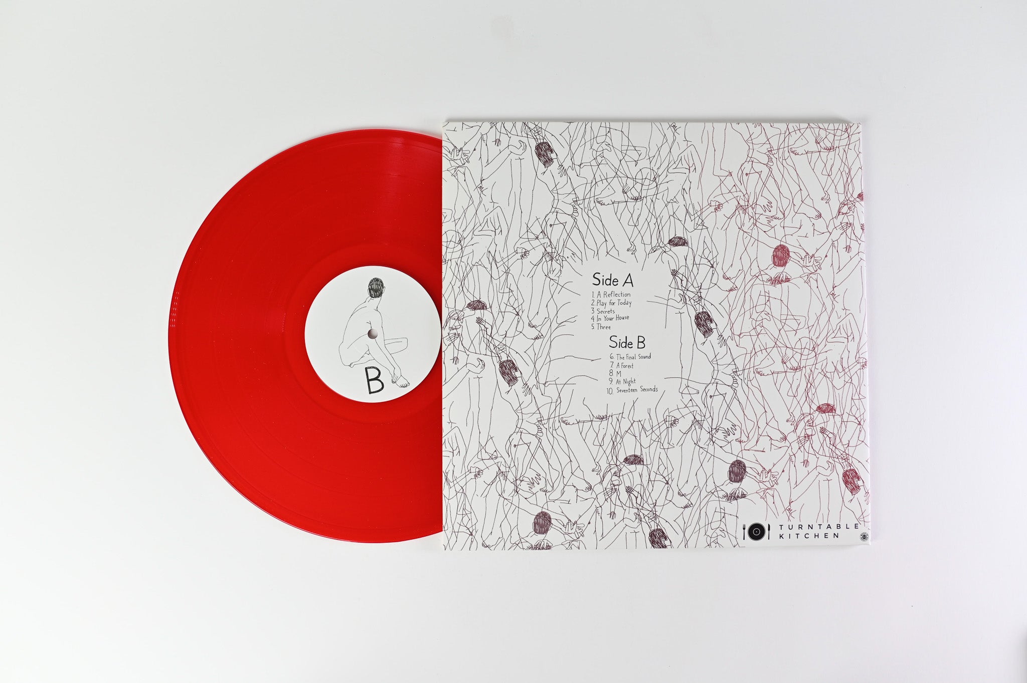 Frankie Rose - Seventeen Seconds on Turntable Kitchen Ltd Transparent Red