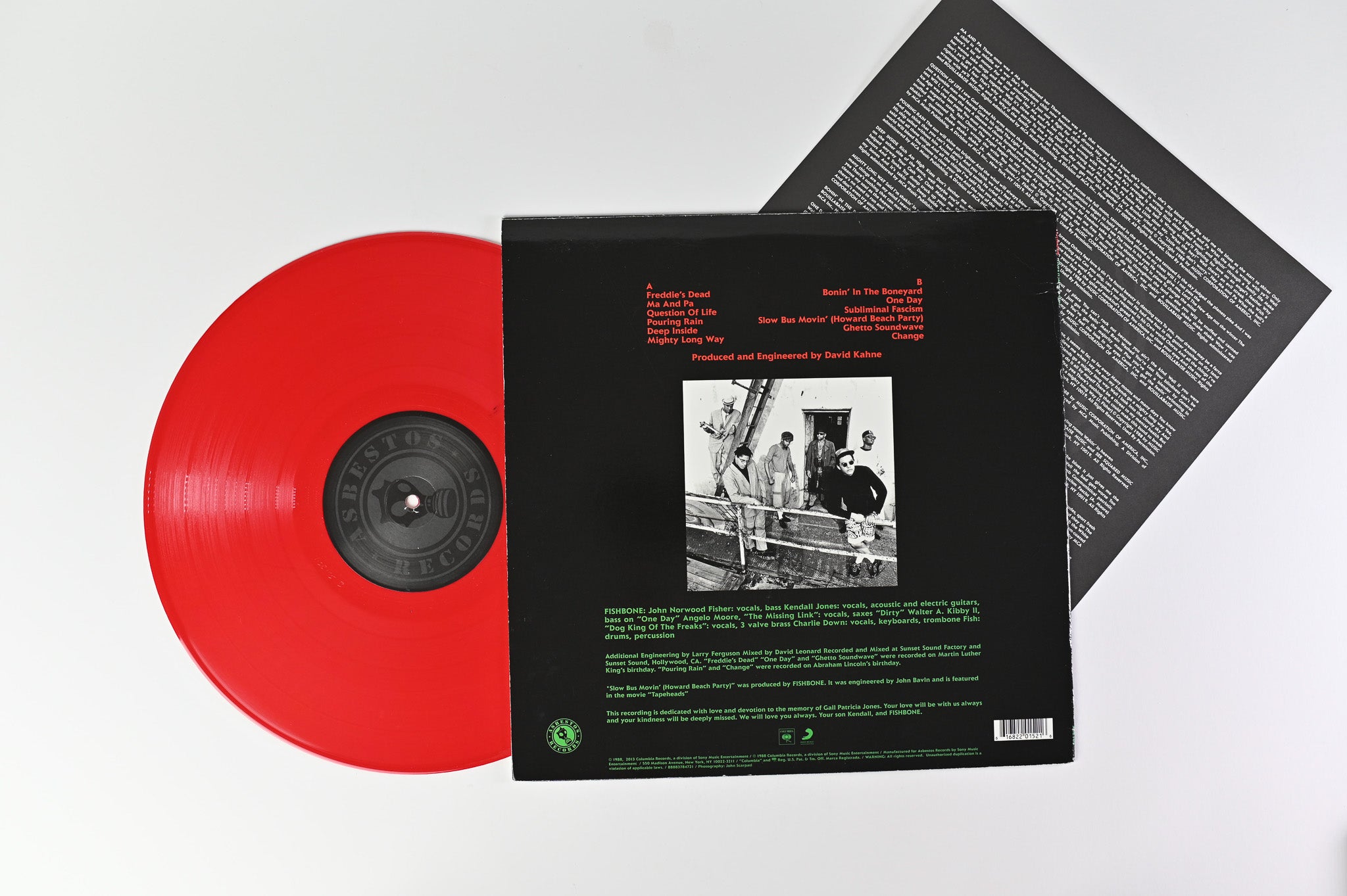 Fishbone - Truth And Soul on Asbestos RSD Red Reissue