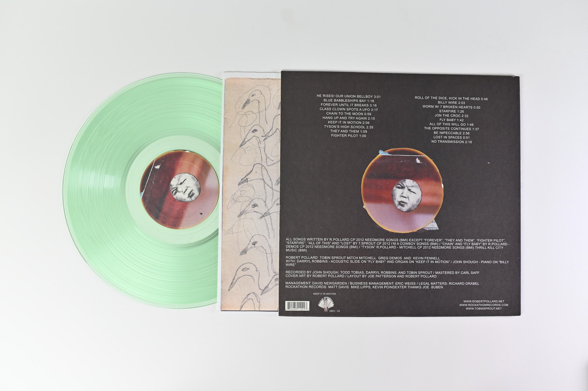 Guided By Voices - Class Clown Spots A UFO on GBV Inc Coke Bottle Green Translucent