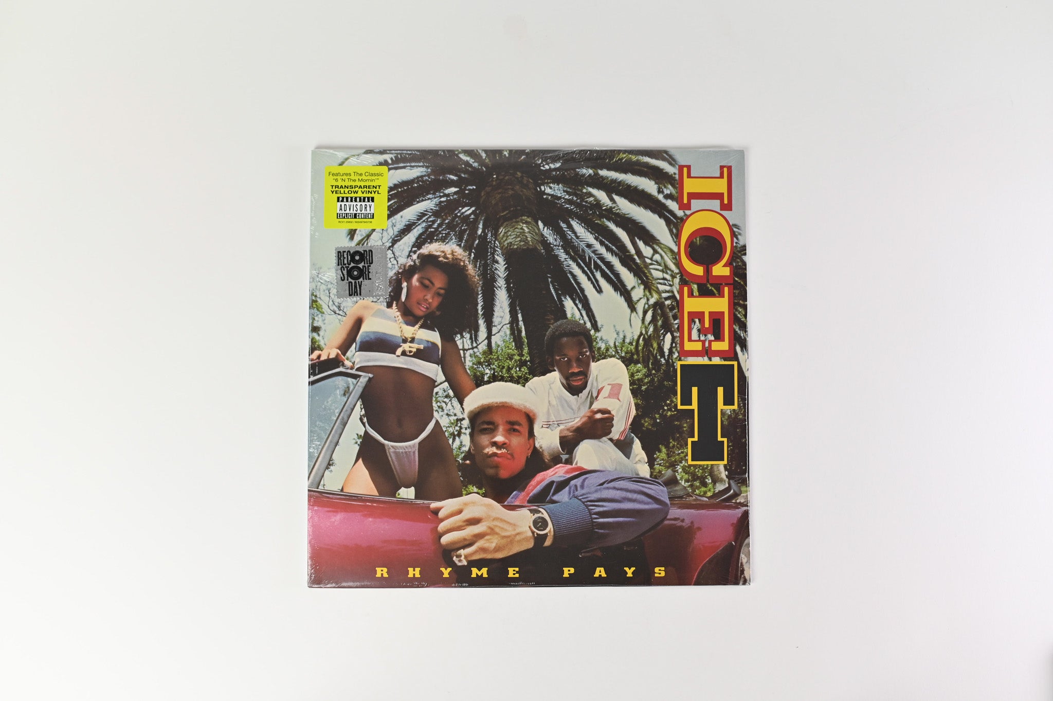 Ice-T - Rhyme Pays on Sire RSD Yellow Transparent Repress Sealed