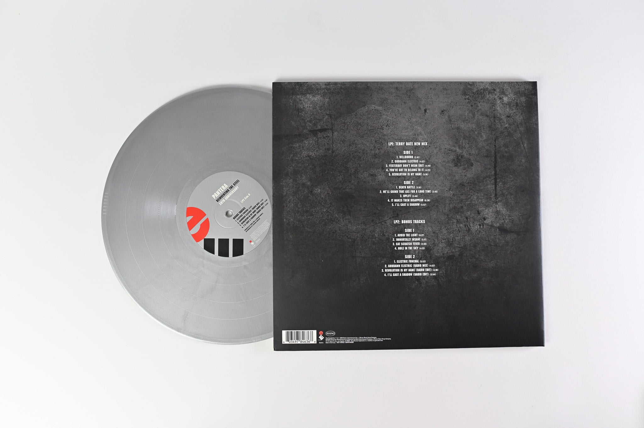 Pantera - Reinventing The Steel on Rhino Deluxe Ltd Silver Vinyl Reissue