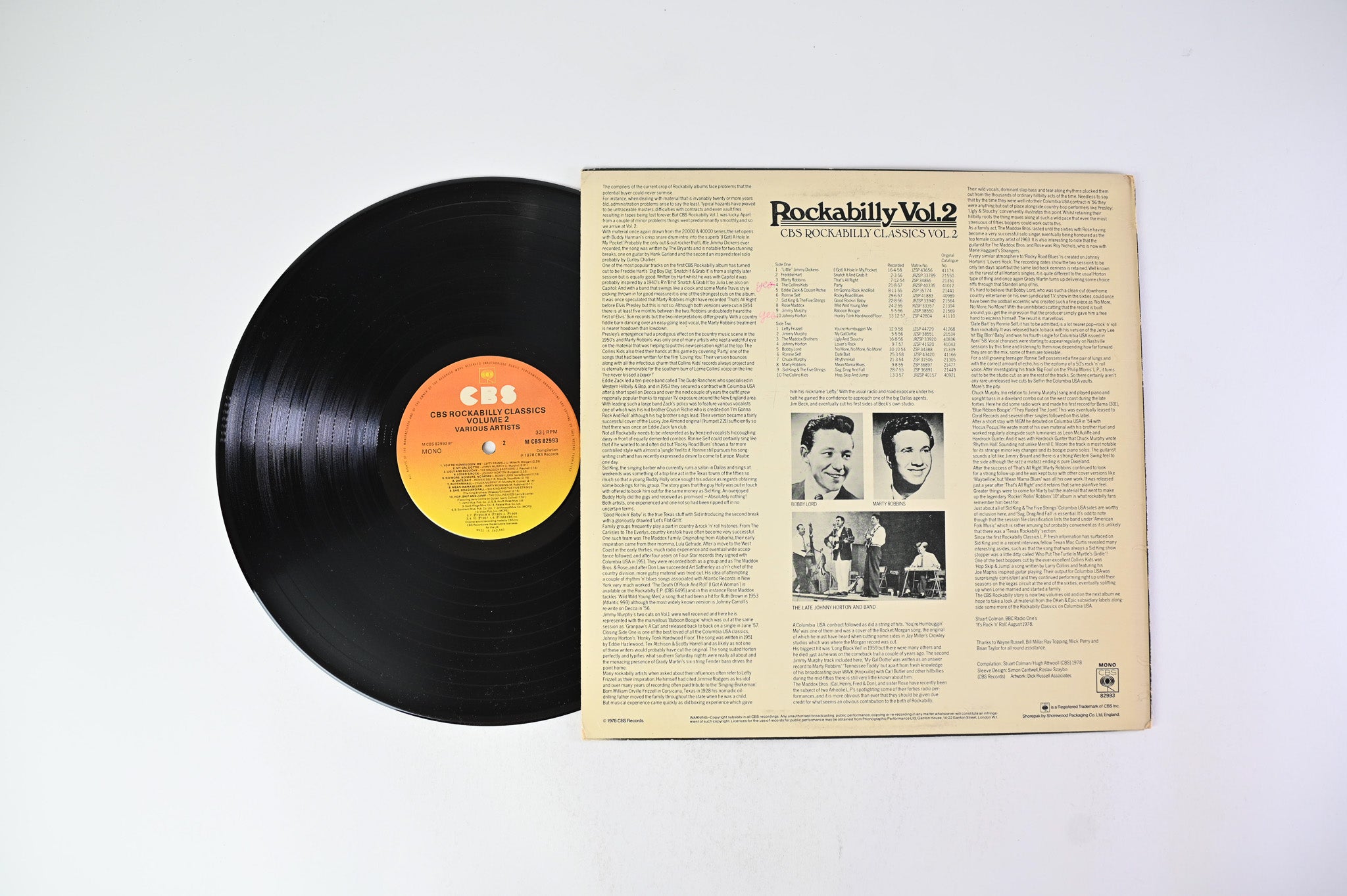 Various - CBS Rockabilly Classics Vol. 2 on CBS
