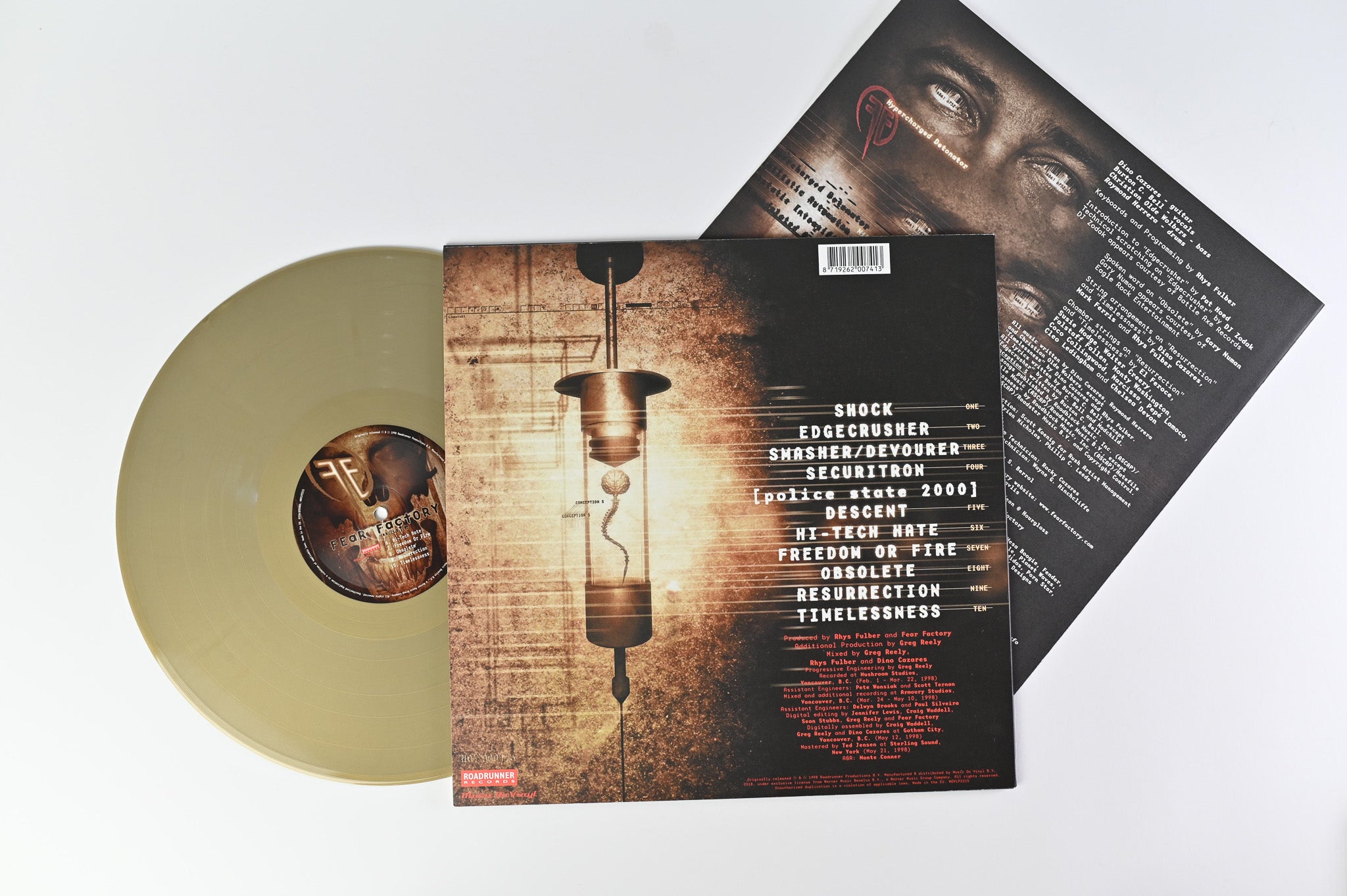 Fear Factory - Obsolete Music On Vinyl Ltd Numbered Gold Reissue