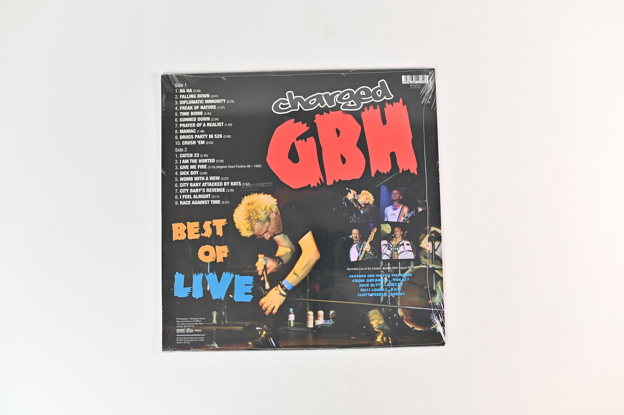 G.B.H. - Best Of Live on Secret Reocrds Sealed