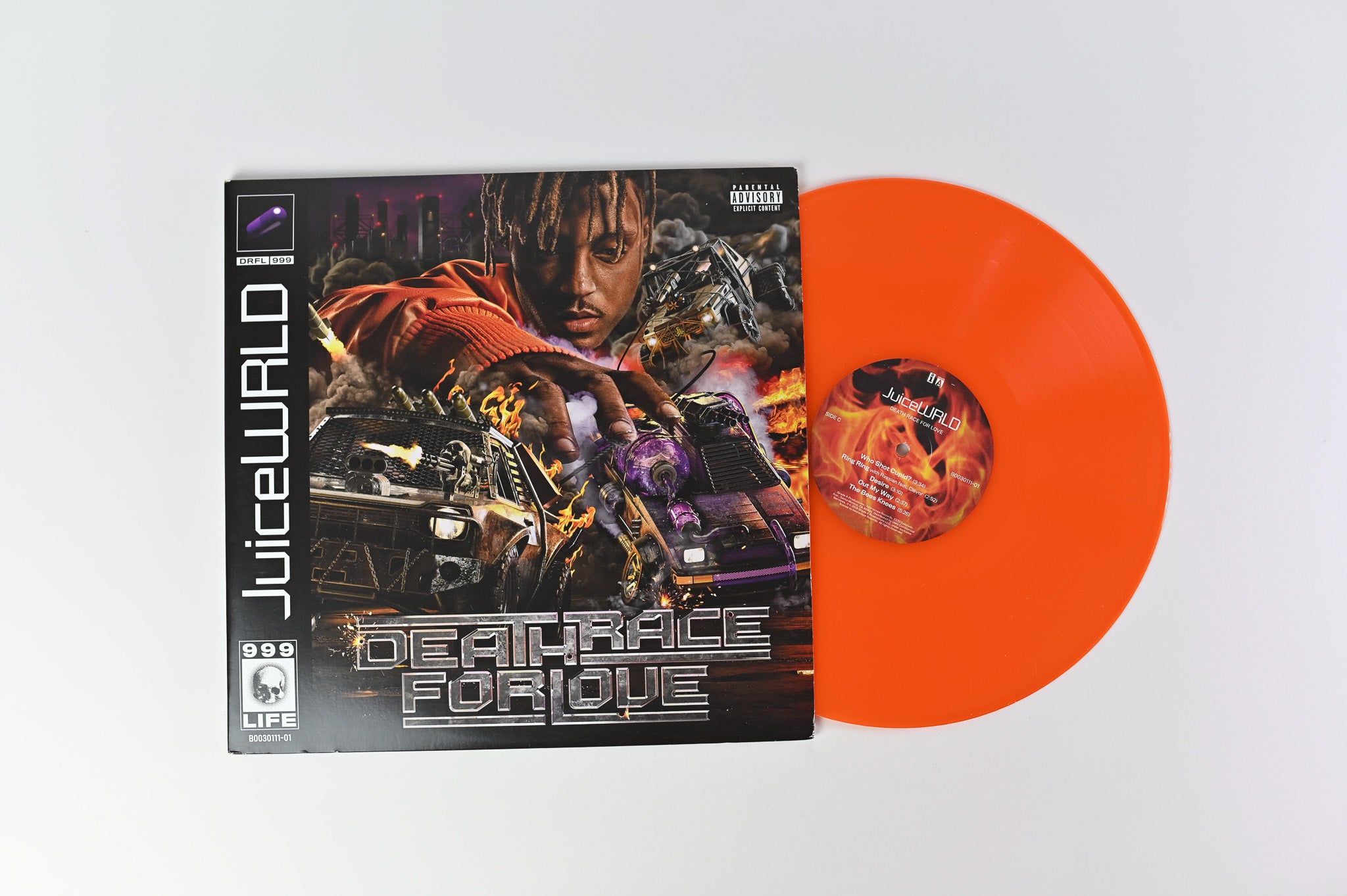 Juice WRLD - Death Race For Love on Grade A Productions Ltd Orange Vinyl