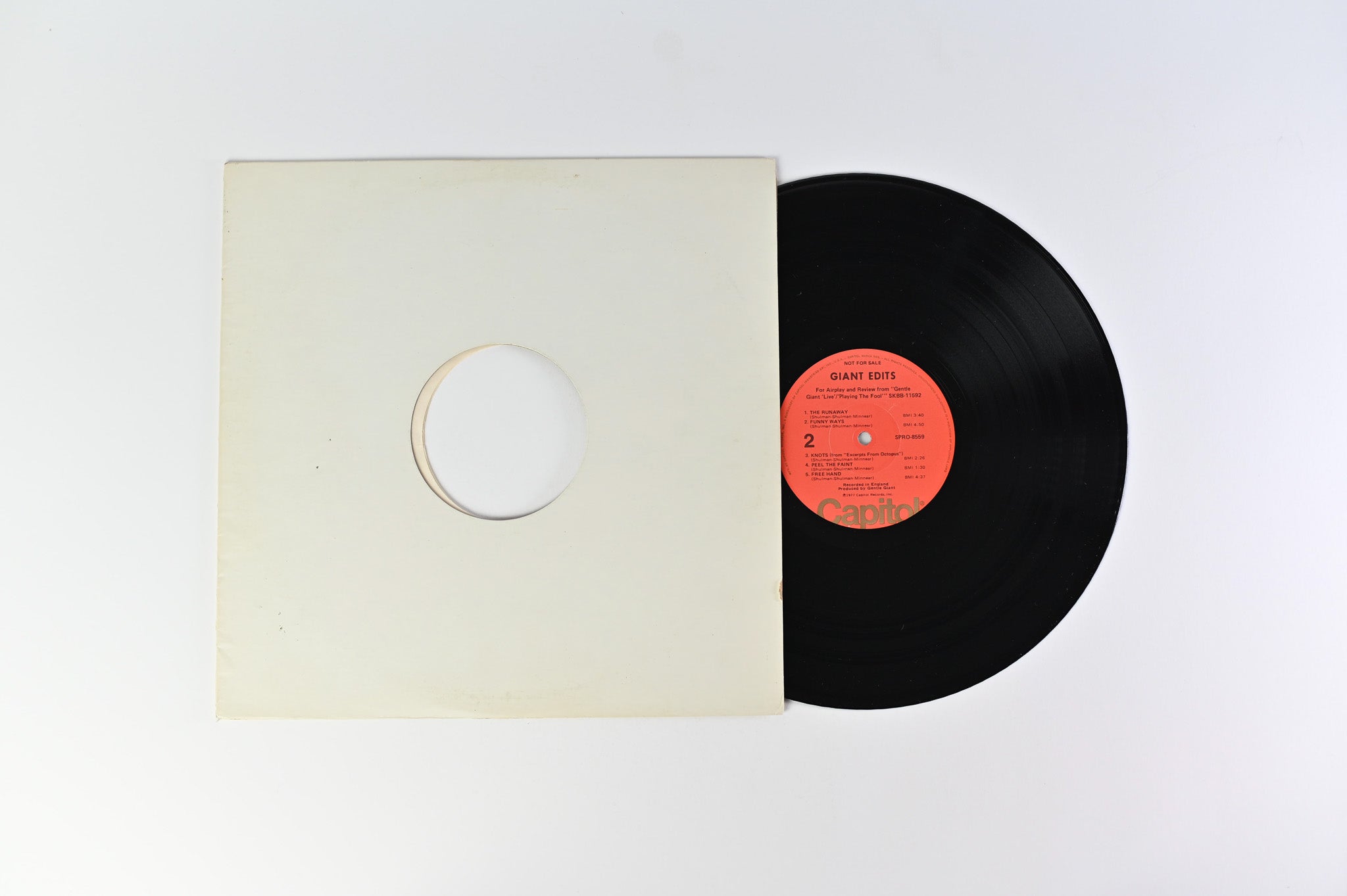 Gentle Giant - Giant Edits on Capitol Promo Sampler