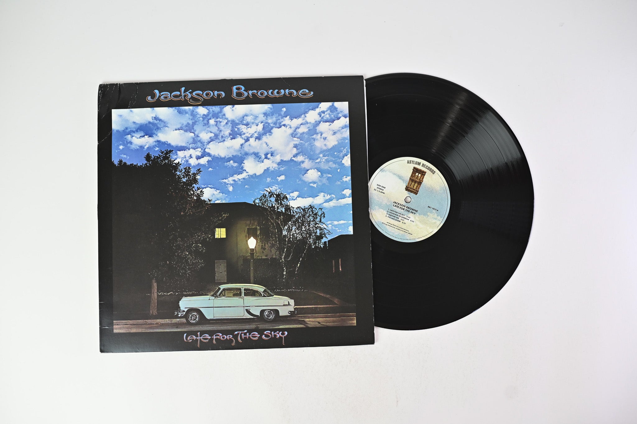 Jackson Browne - Late For The Sky on Asylum Records