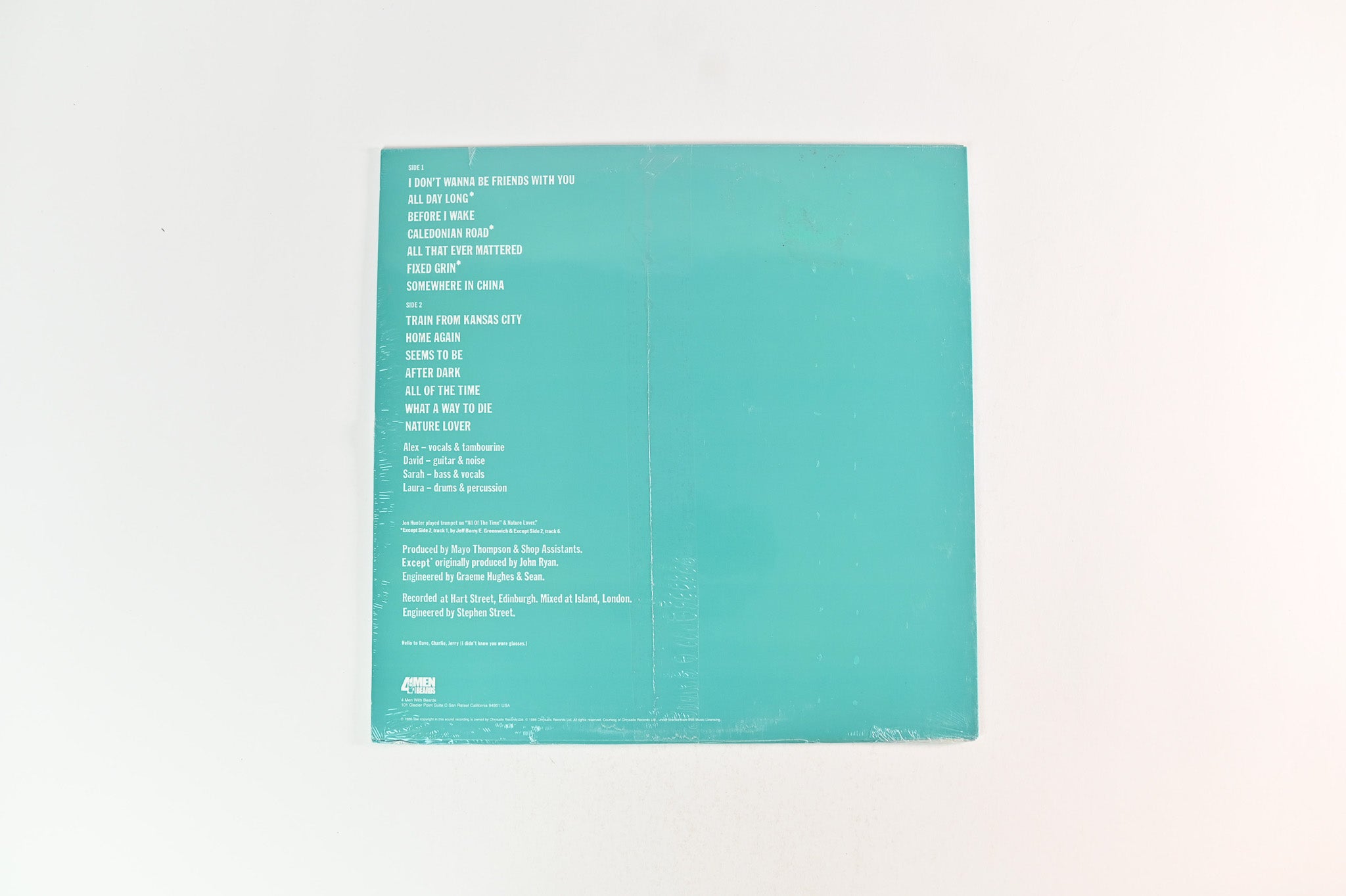 Shop Assistants - Shop Assistants on 4 Men With Beards 180 Gram Reissue Sealed