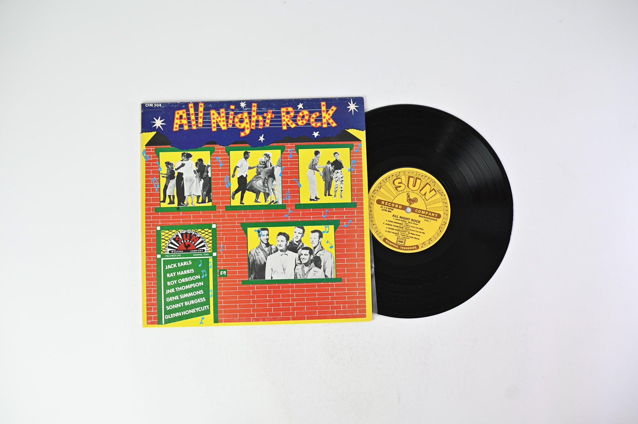 Various - All Night Rock on Sun - 10" Vinyl