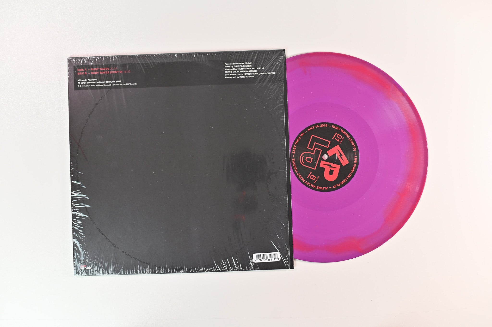 Phish - LP On LP 01: “Ruby Waves” 7/14/19 on Jemp Records - Colored Vinyl