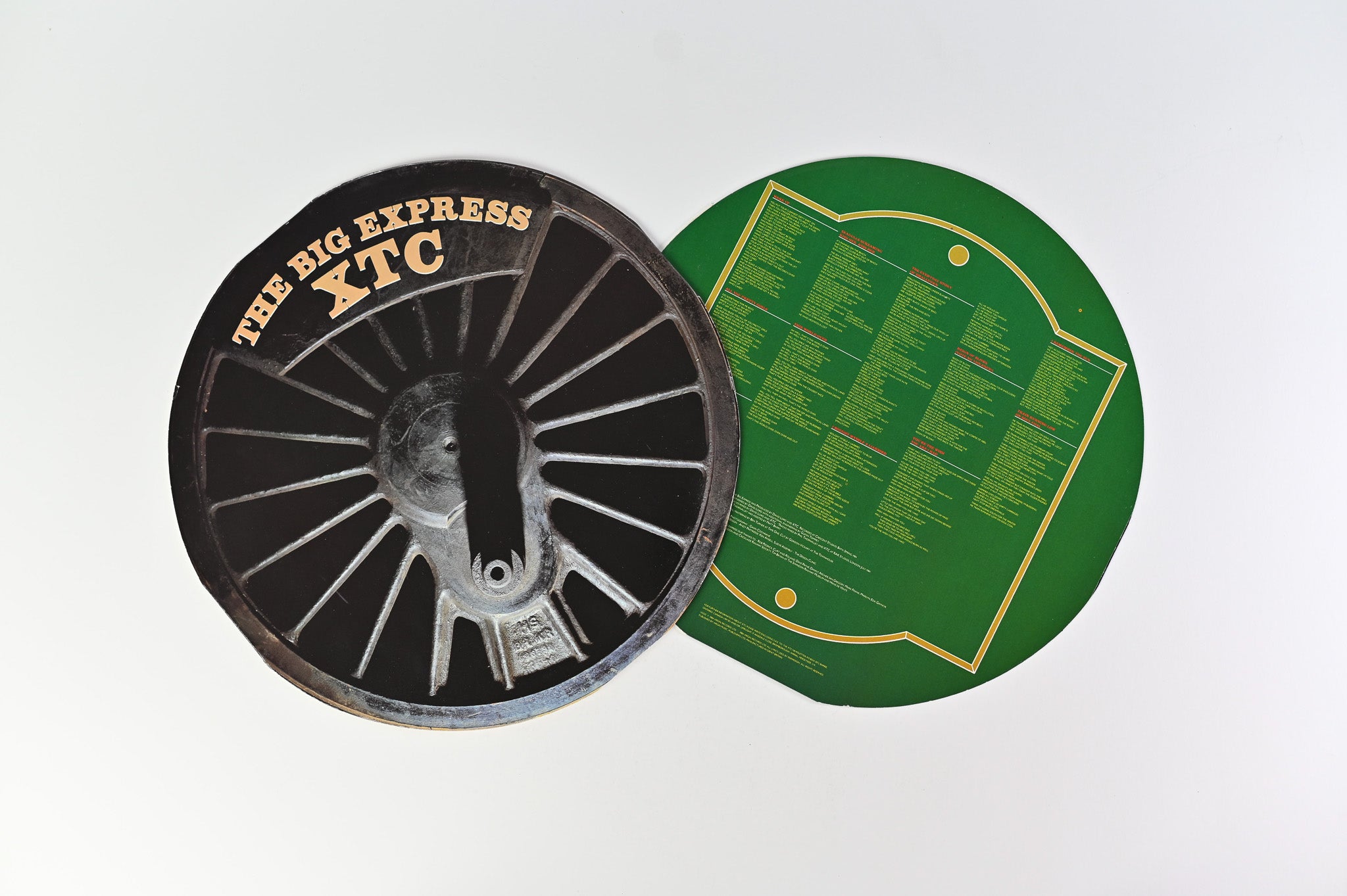 XTC - The Big Express on Virgin Die-Cut UK Press