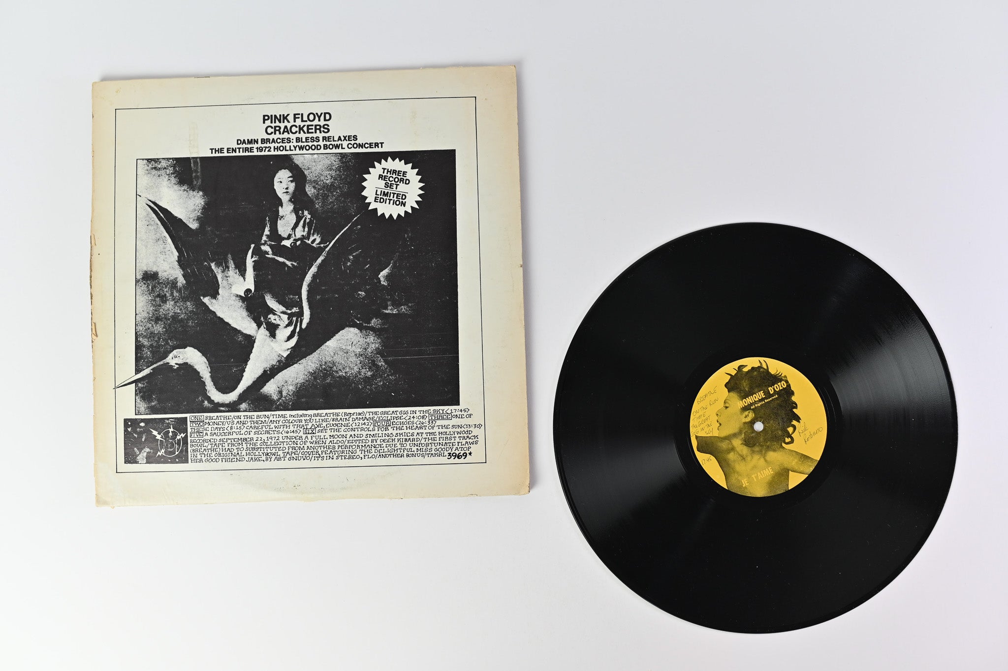 Pink Floyd - Crackers  The Entire 1972 Hollywood Bowl Concert Unofficial Pressing