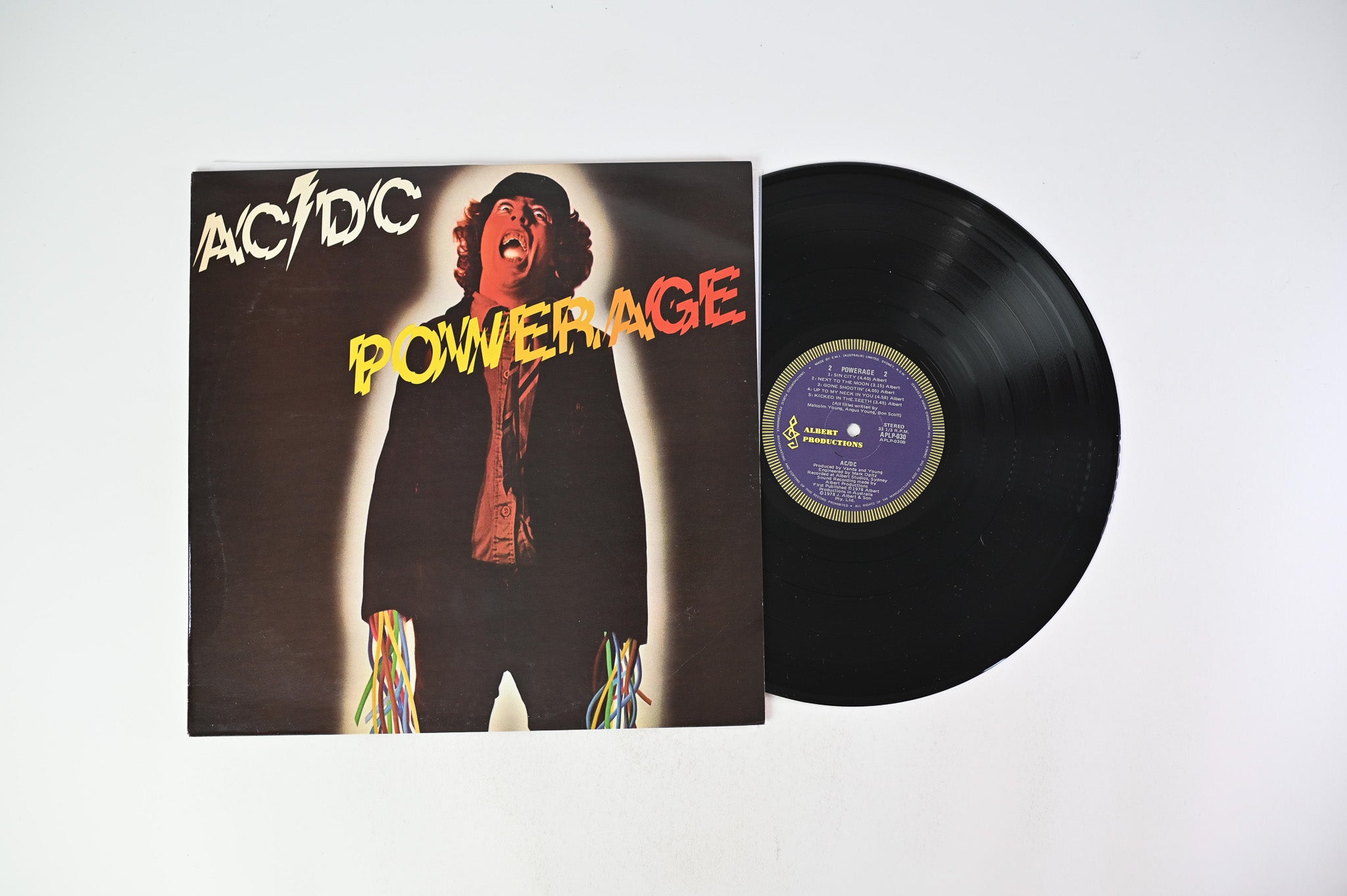 AC/DC - Powerage on Albert Australian 1st Pressing