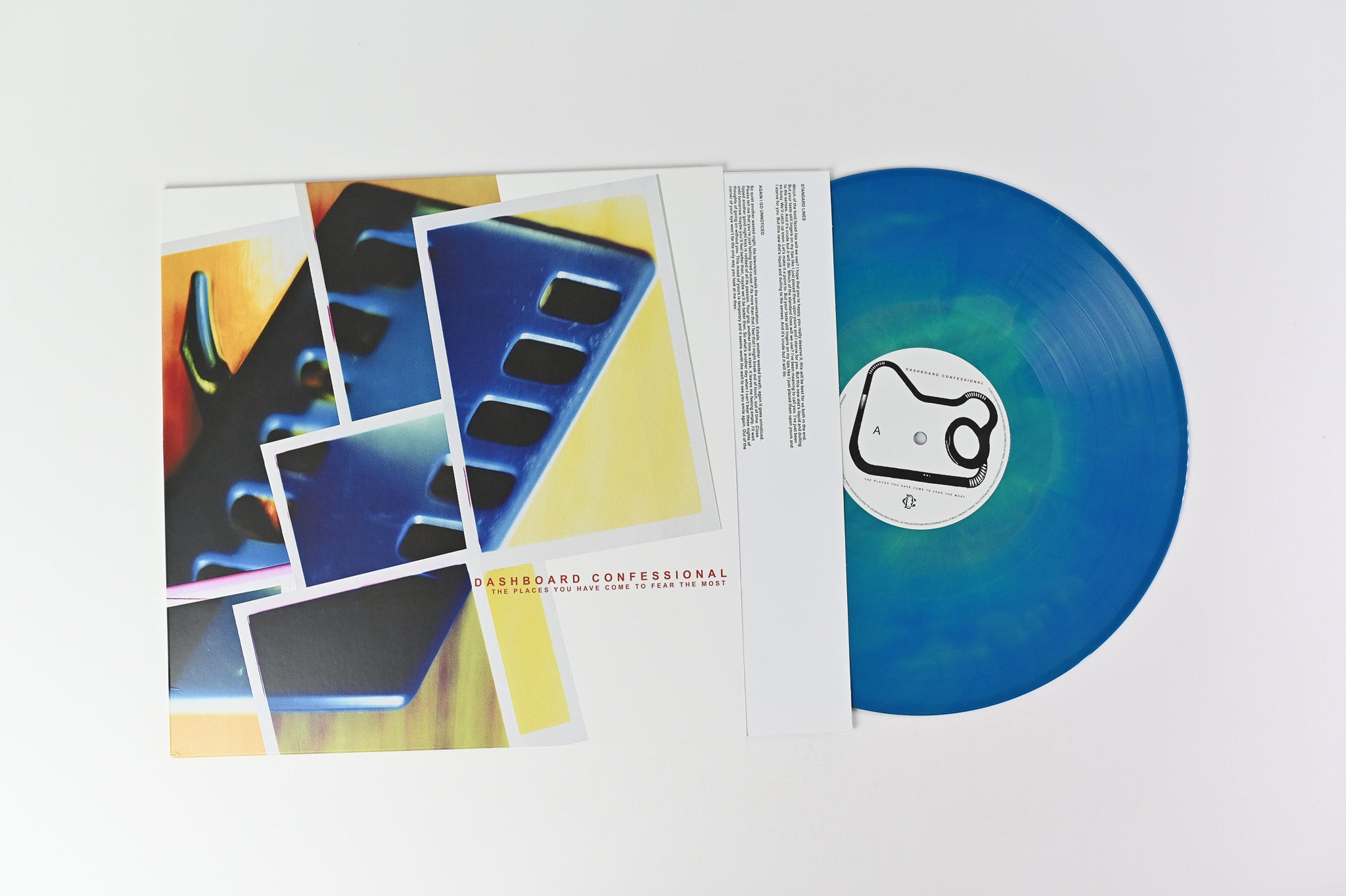 Dashboard Confessional - The Places You Have Come To Fear The Most on Hidden Note Ltd Blue Galaxy Reissue