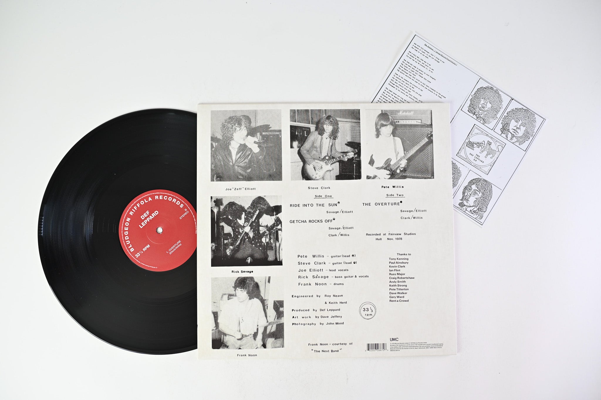 Def Leppard - The Def Leppard E.P. on Bludgeon Riffola Ltd RSD 2017 Reissue