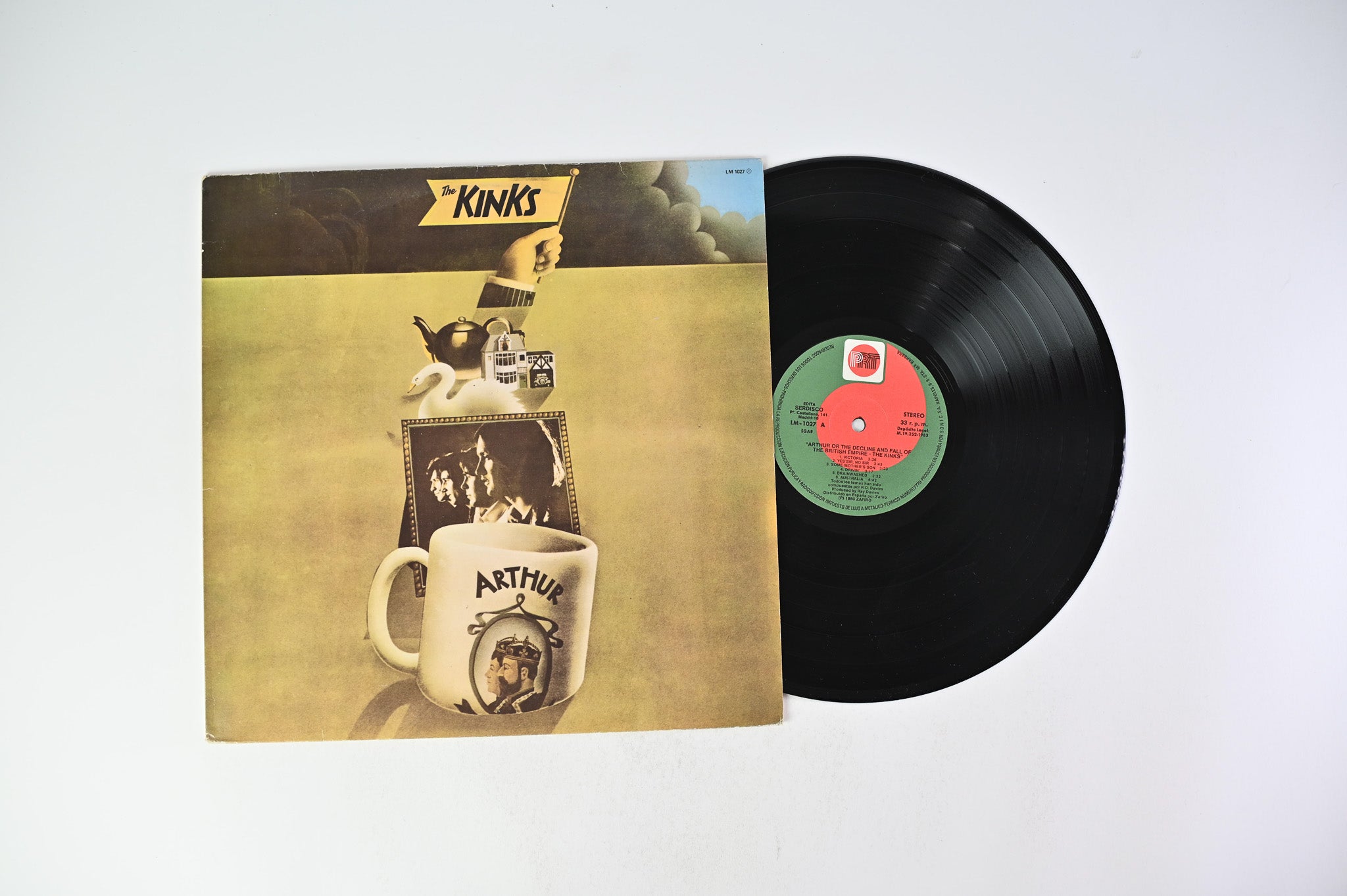 The Kinks - Arthur Or The Decline And Fall Of The British Empire on PRT Spanish Reissue