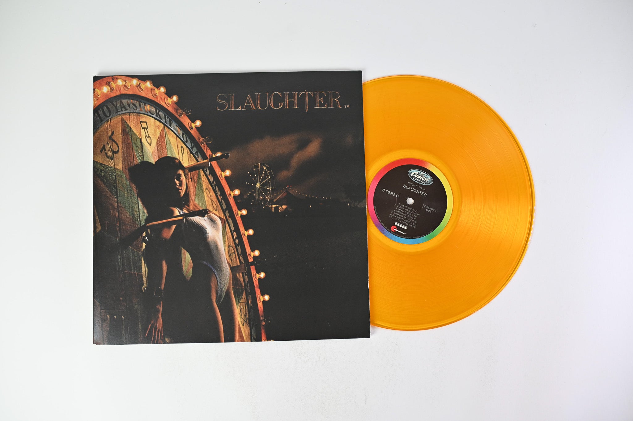 Slaughter - Stick It To Ya on Capitol Friday Music Gold Translucent Reissue