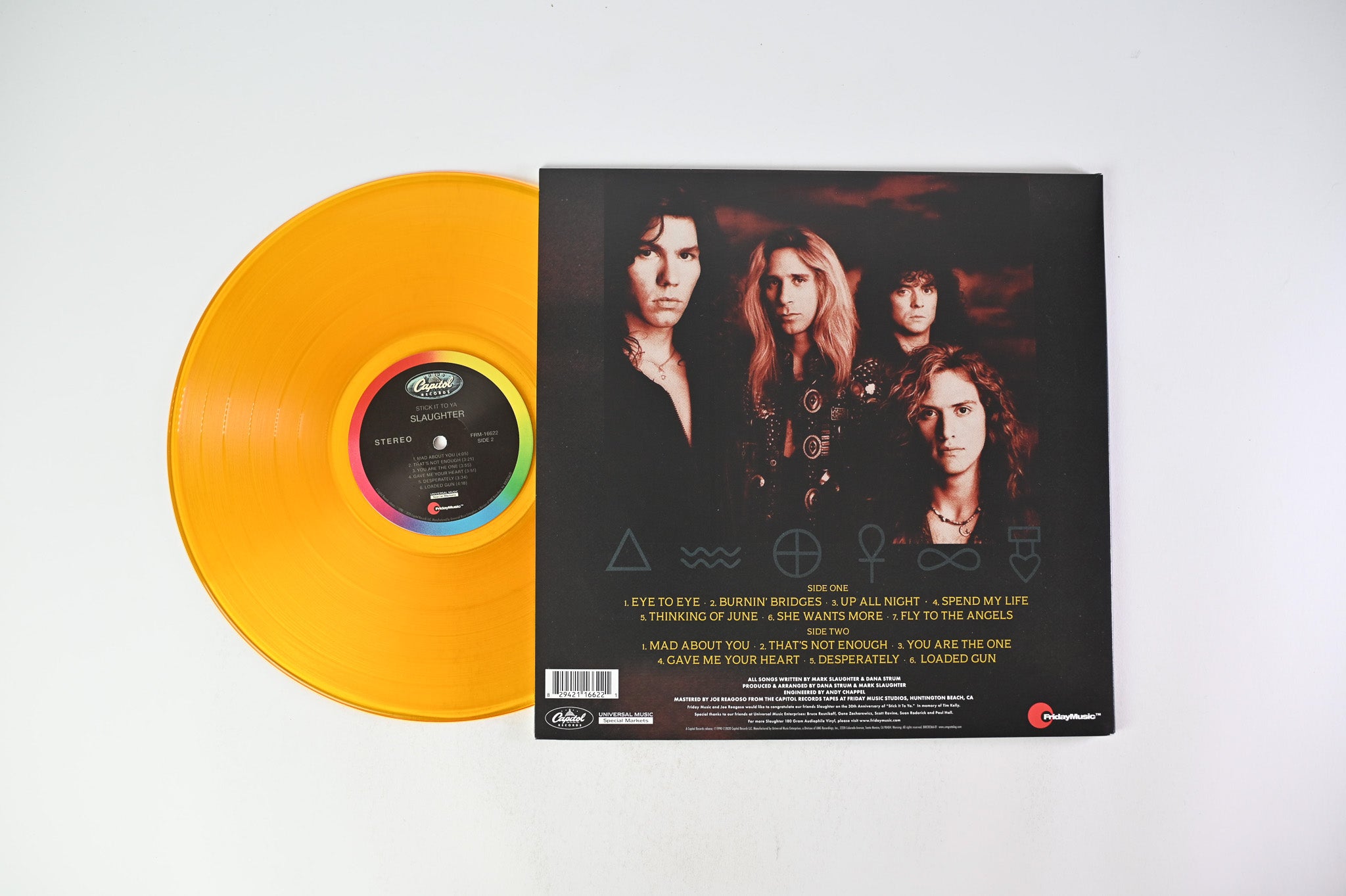Slaughter - Stick It To Ya on Capitol Friday Music Gold Translucent Reissue