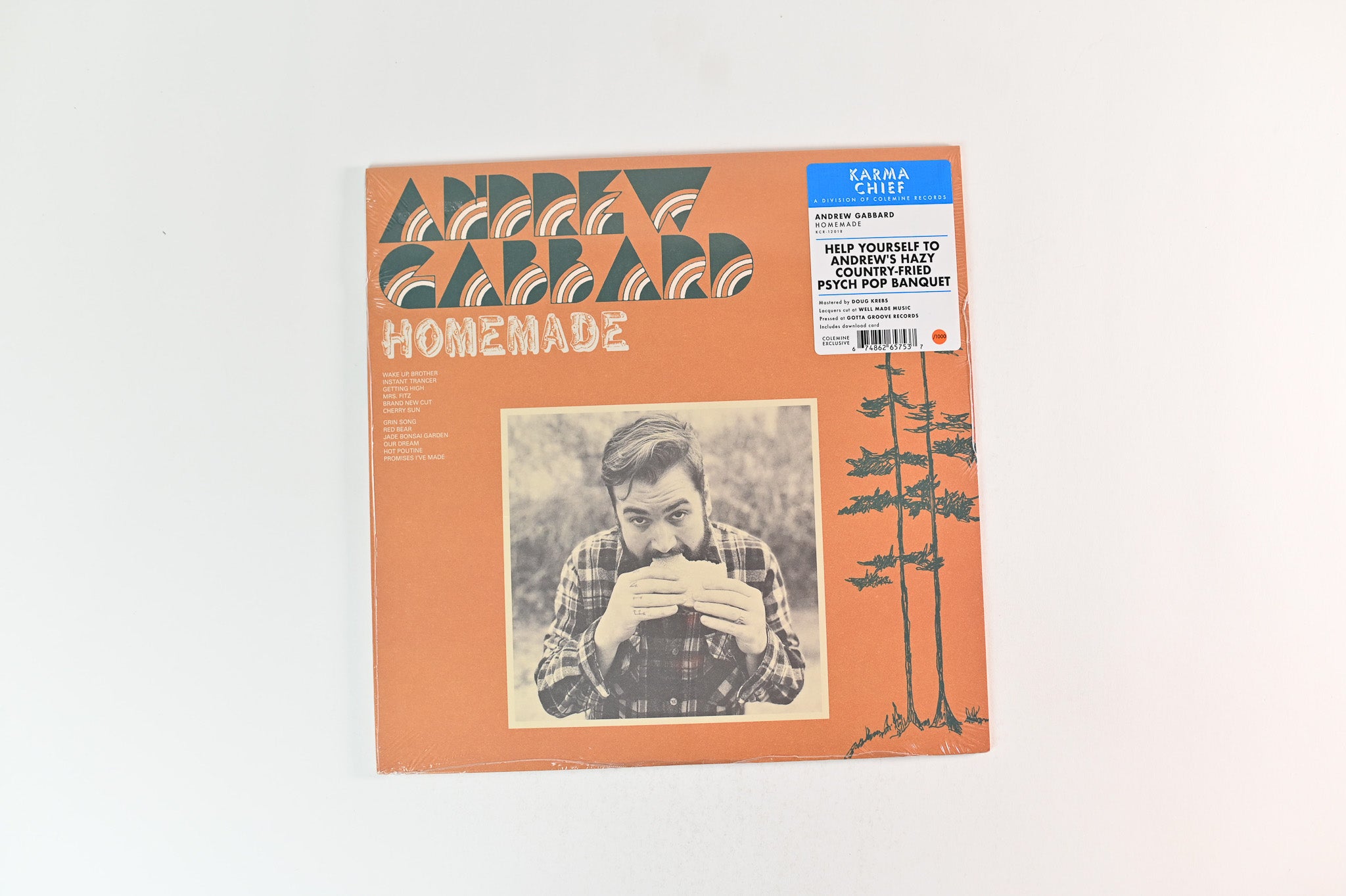 Andrew Gabbard - Homemade on Karma Chief Ltd Transparent Orange with Black Swirl Sealed