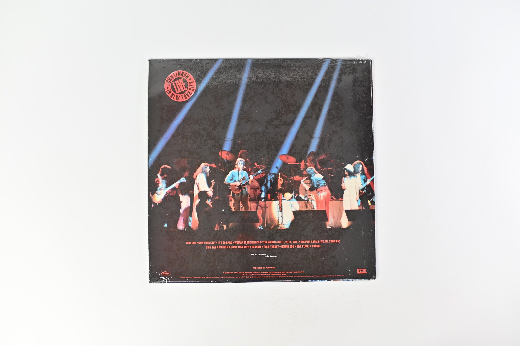 John Lennon - Live In New York City on Capitol Records SEALED