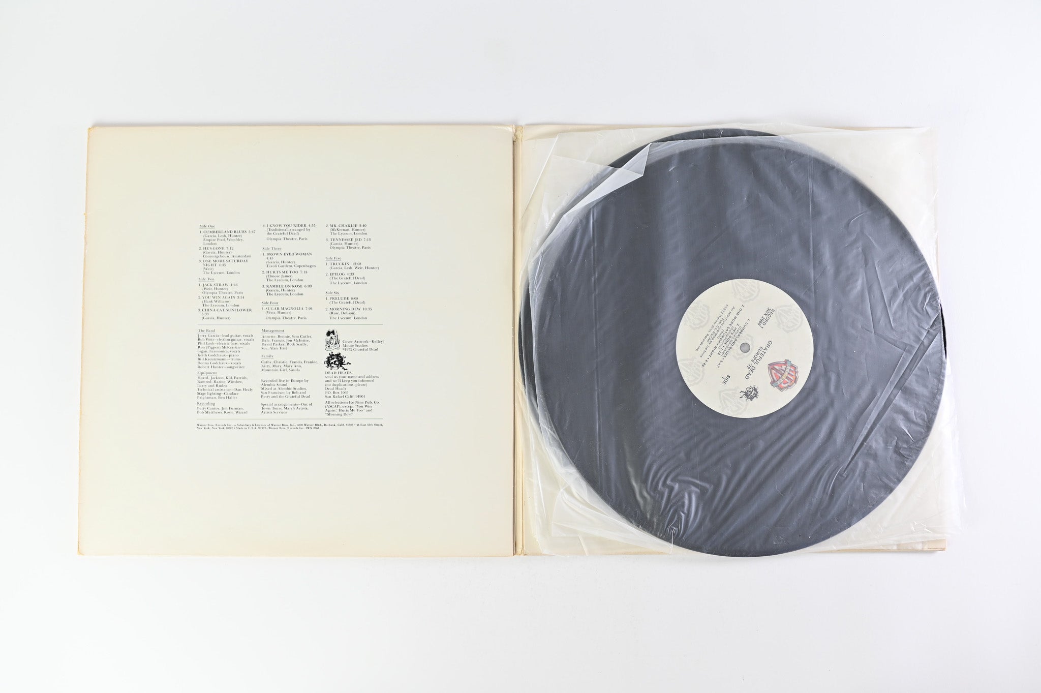 The Grateful Dead - Europe '72 on Warner Bros Repress