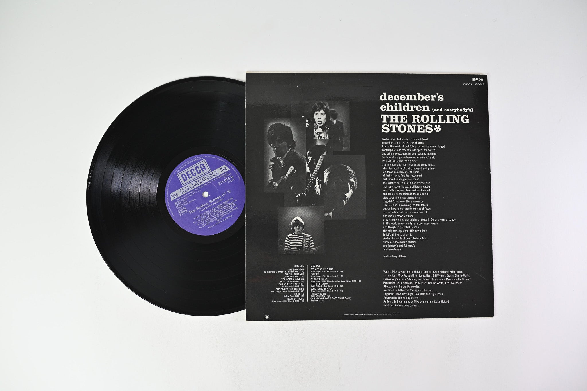 The Rolling Stones - December's Children (And Everybody's) on Decca Mono French Reissue