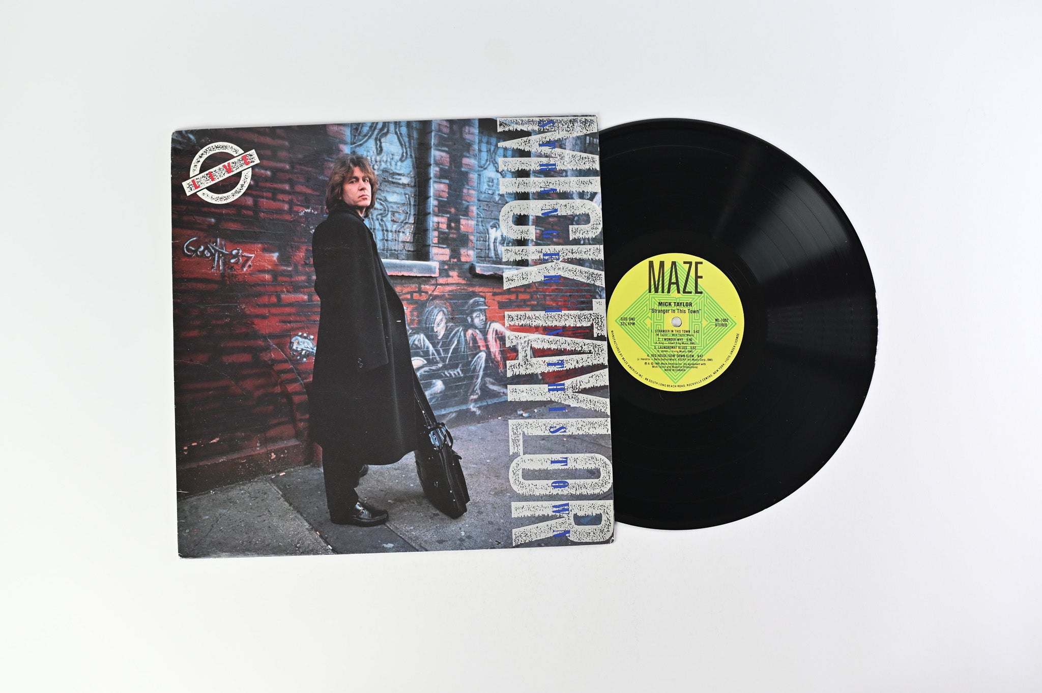Mick Taylor - Stranger In This Town on Maze Canada Press