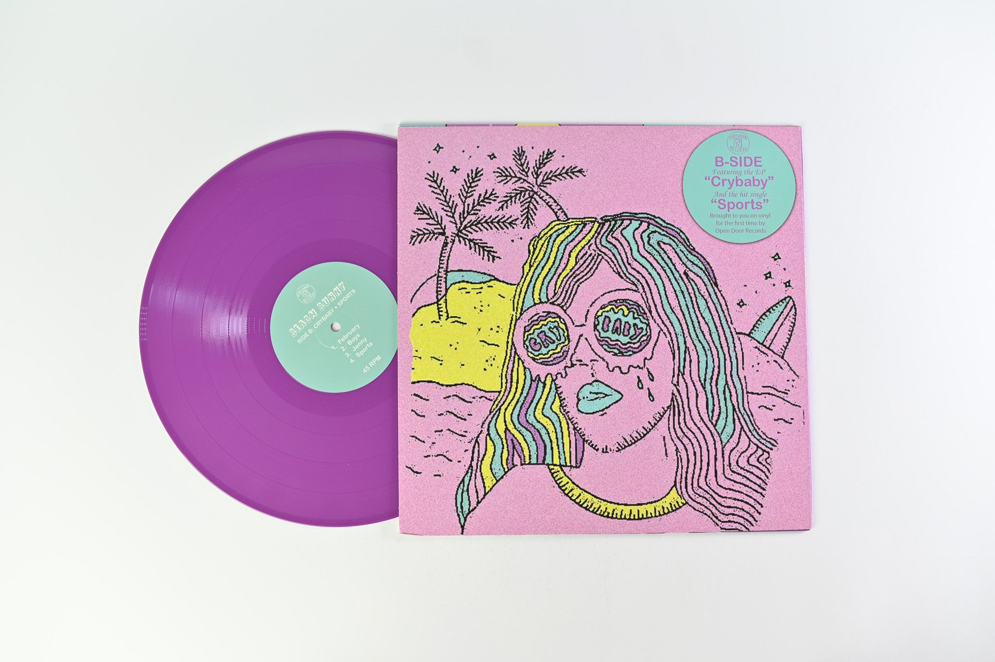 Beach Bunny - Prom Queen / Crybaby + Sports on Open Door Ltd Purple