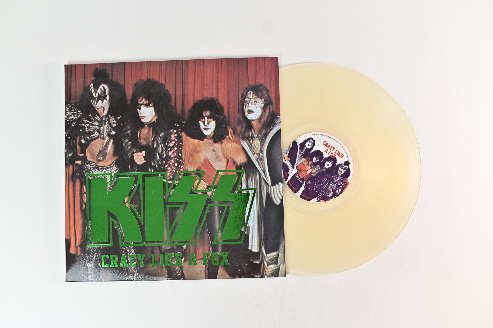 Kiss - Crazy Like A Fox Clear Vinyl Unofficial Pressing