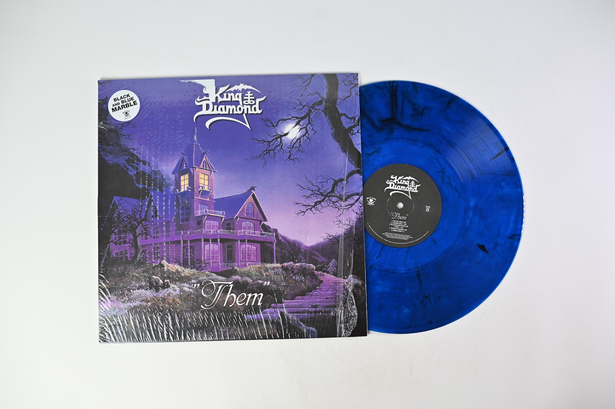 King Diamond - "Them" Reissue on Metal Blade Records on Black & Blue Marble Vinyl