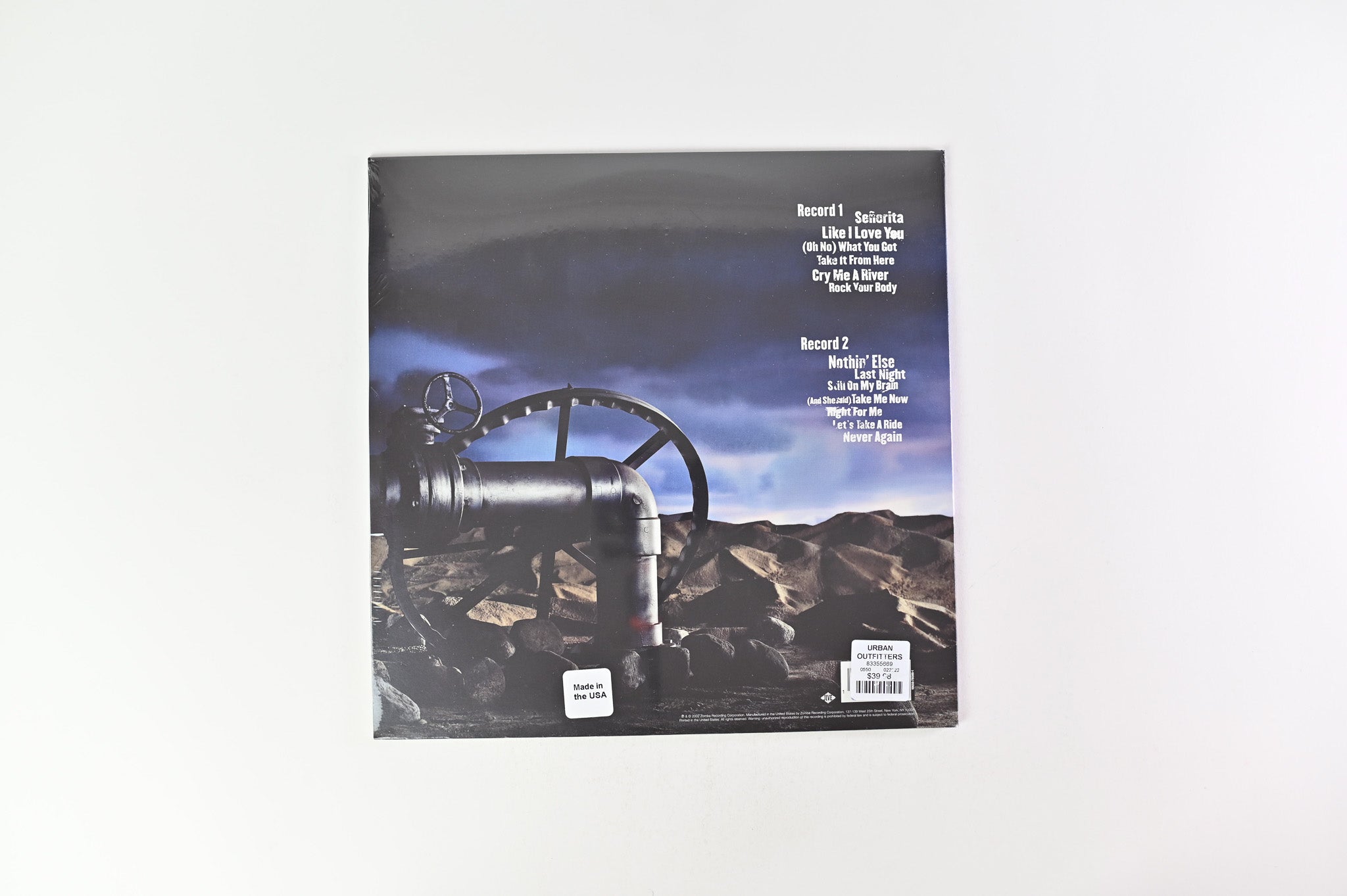 Justin Timberlake - Justified on Jive Ltd. Reissue SEALED Light Blue Vinyl