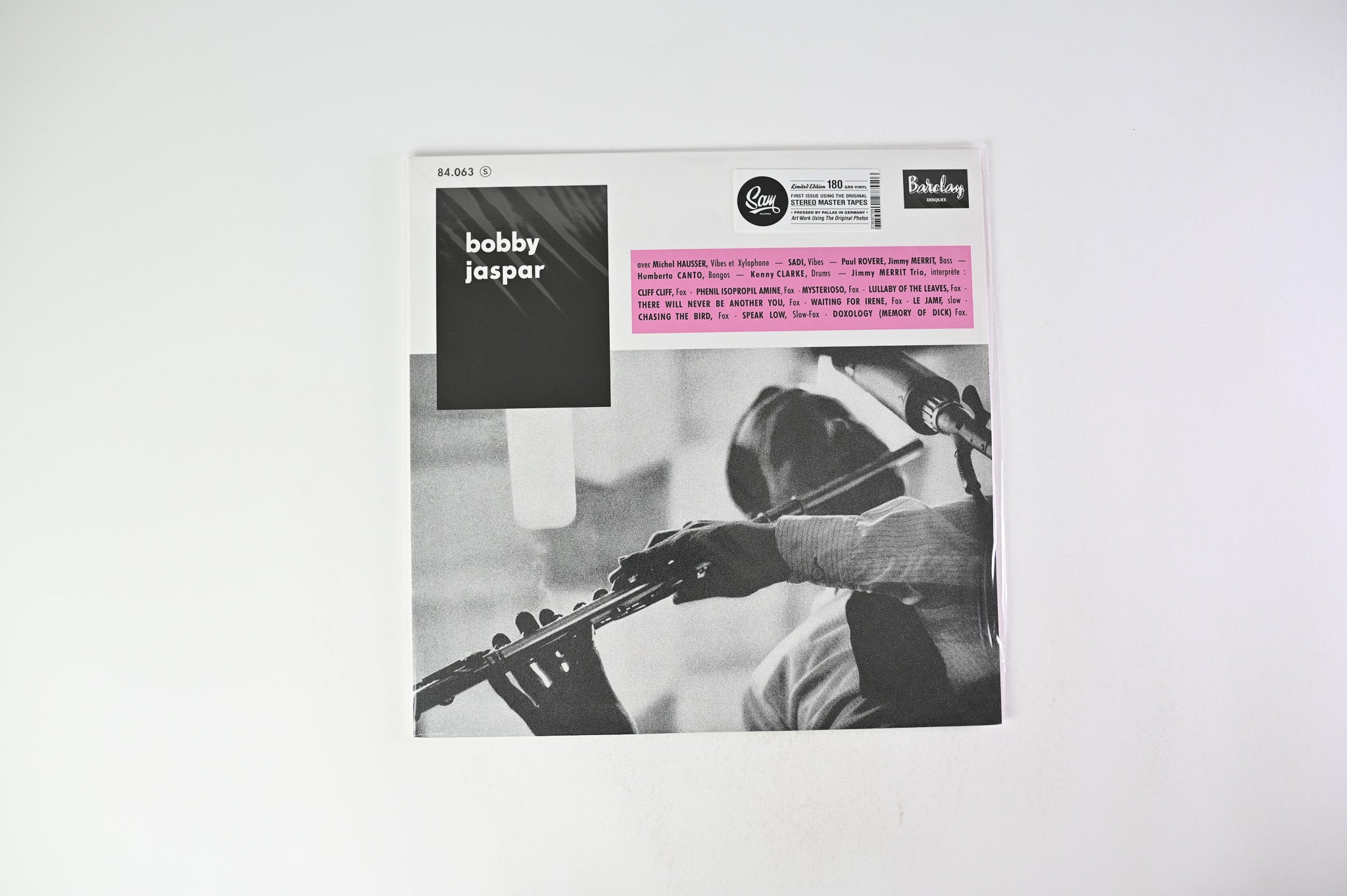 Bobby Jaspar - Bobby Jaspar Reissue on Sam Records/Barclay