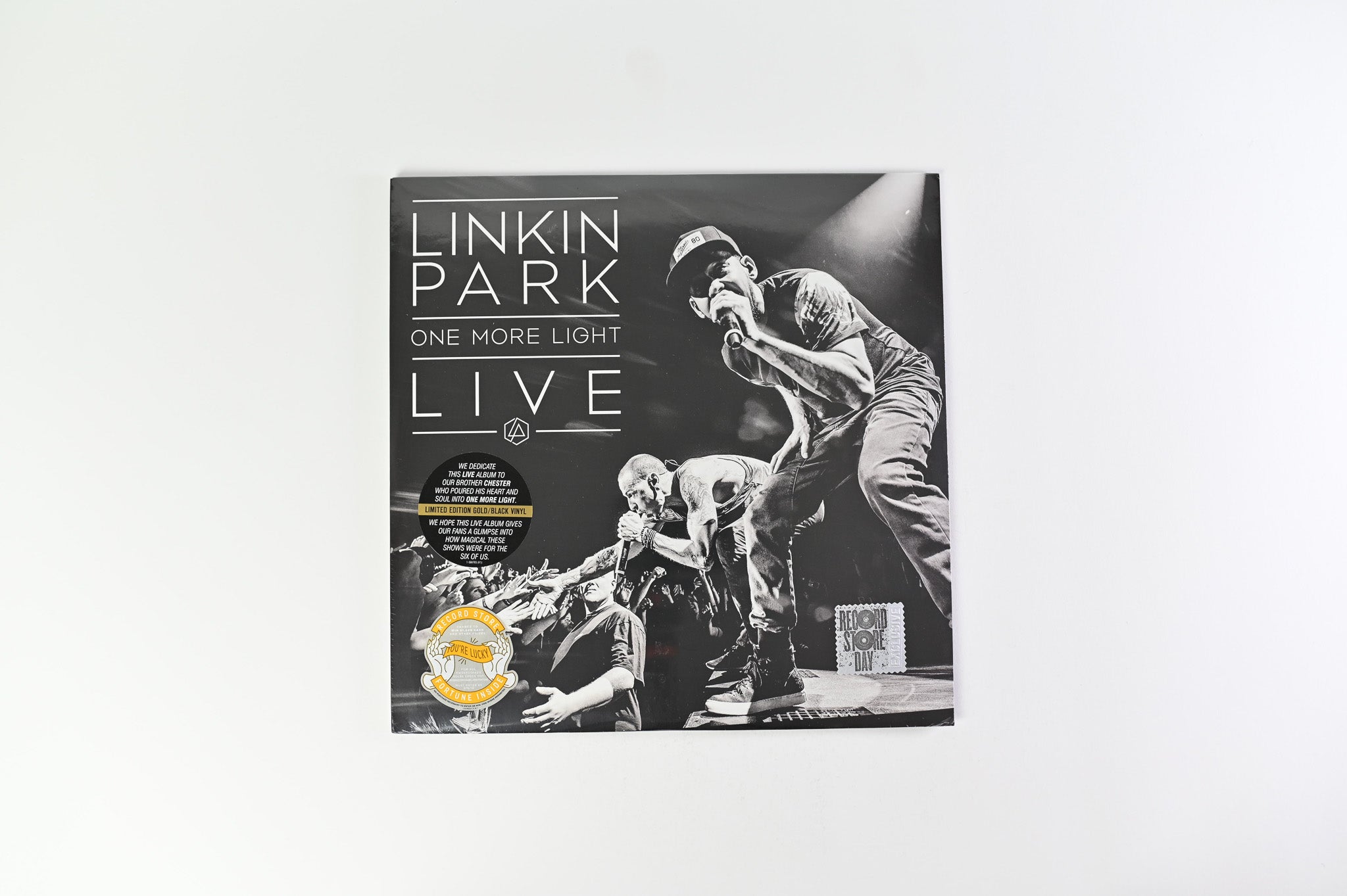 Linkin Park - One More Light Live on Warner Bros. Records RSD Gold/Balck Vinyl SEALED