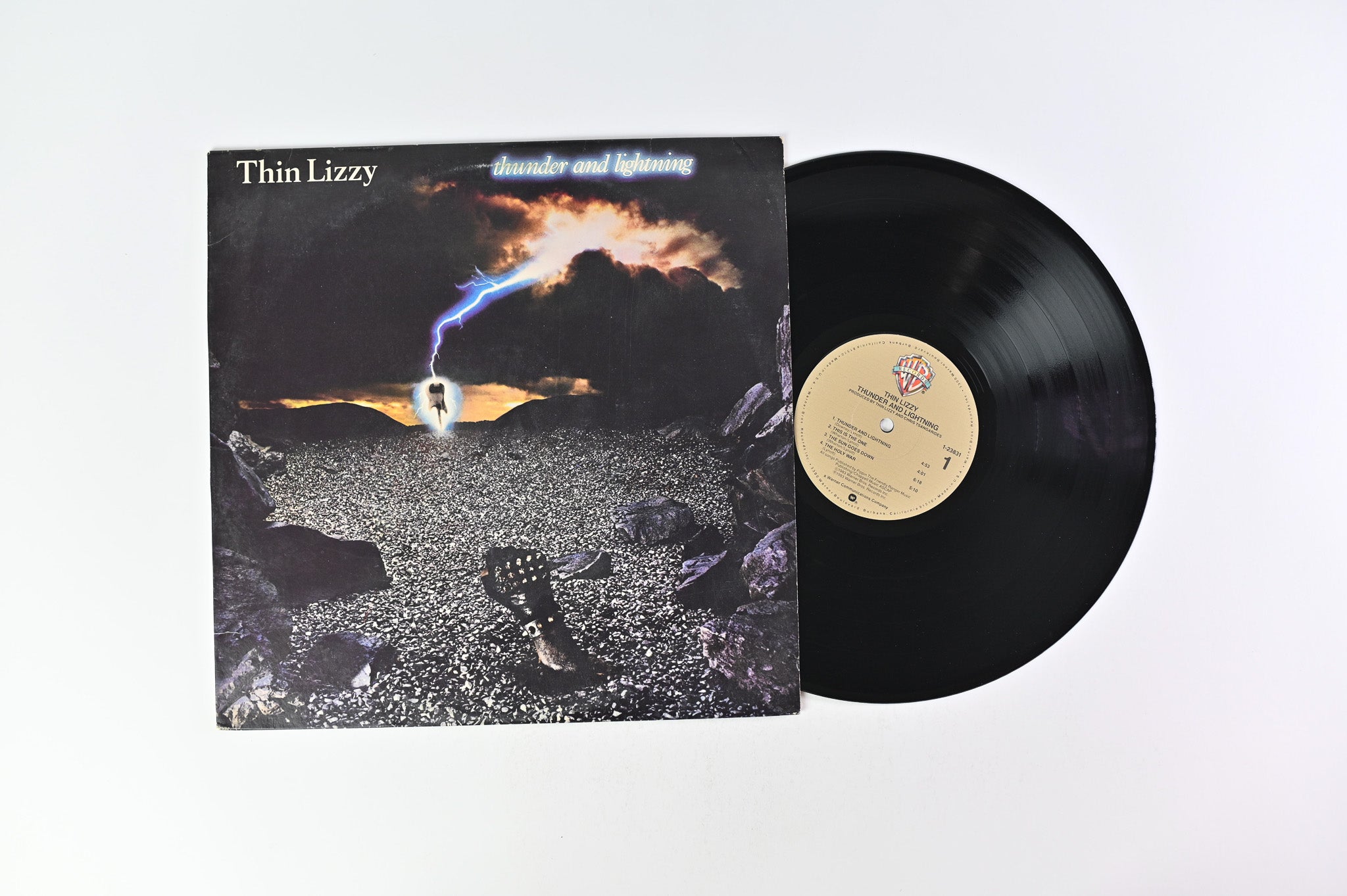 Thin Lizzy - Thunder And Lightning on Warner Bros. Records