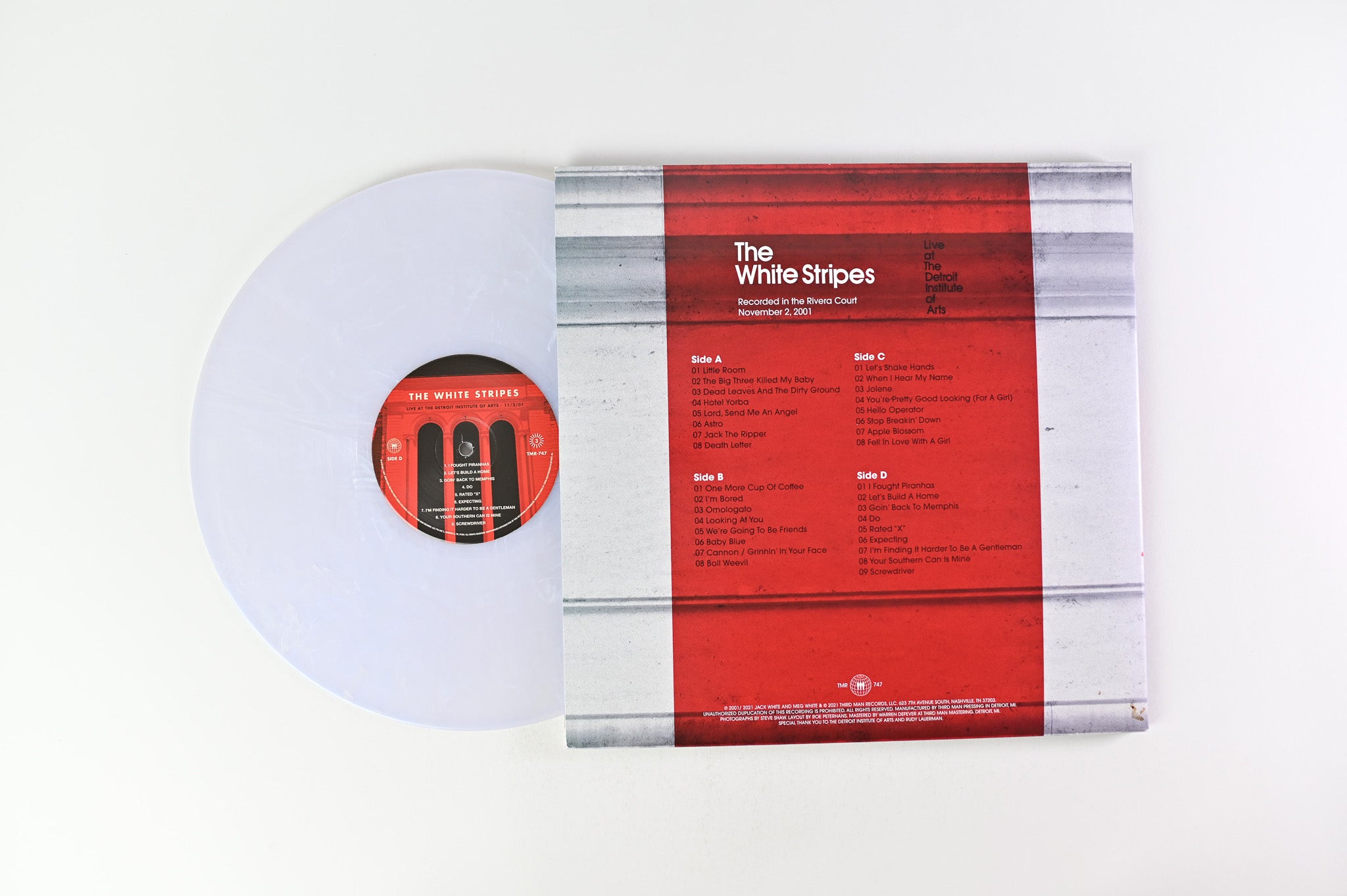 The White Stripes - Live At The Detroit Institute Of Arts on Third Man Records Ltd Vault Series