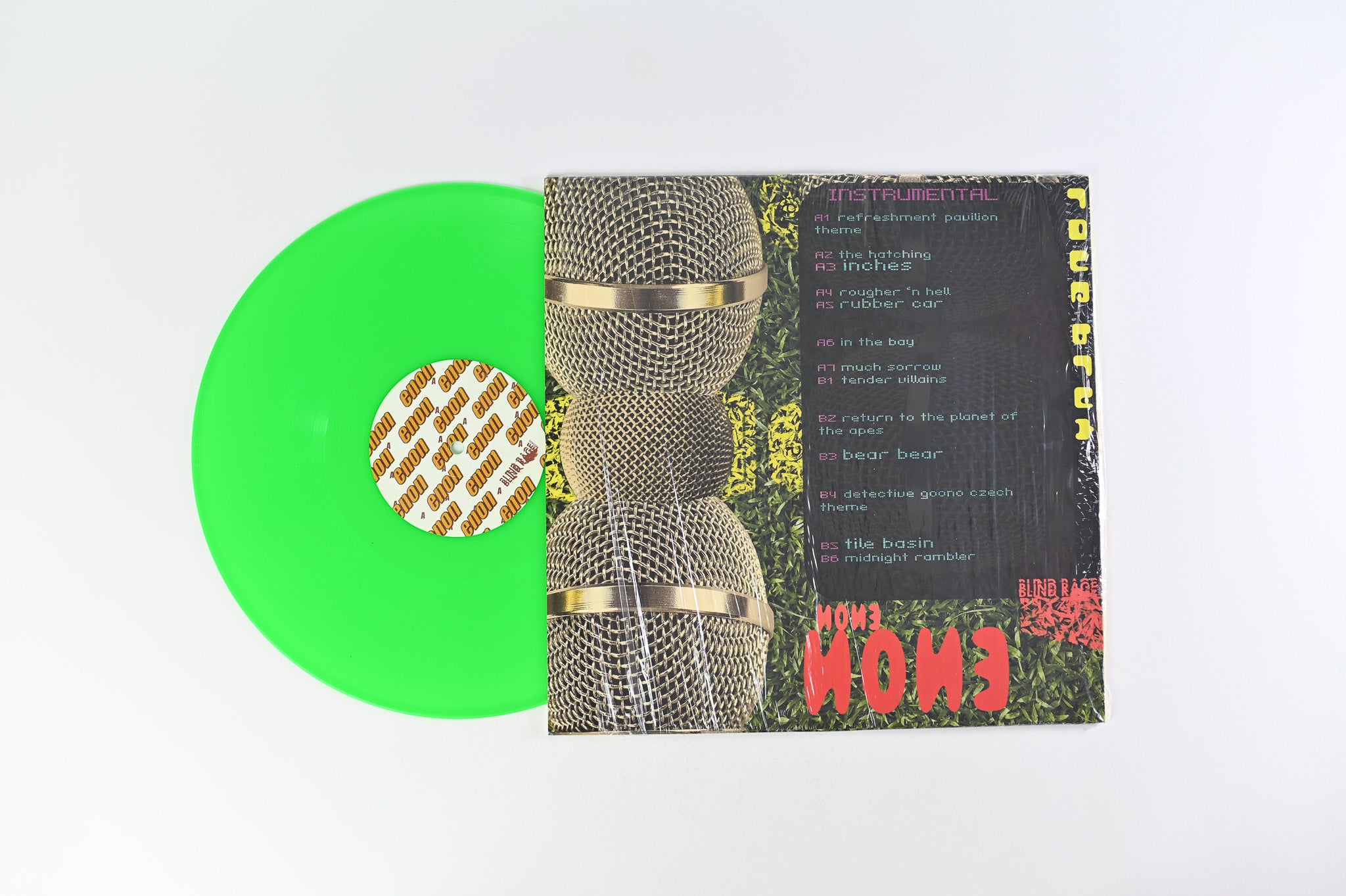 Enon - Long Play on Blind Rage Records Neon Green Vinyl