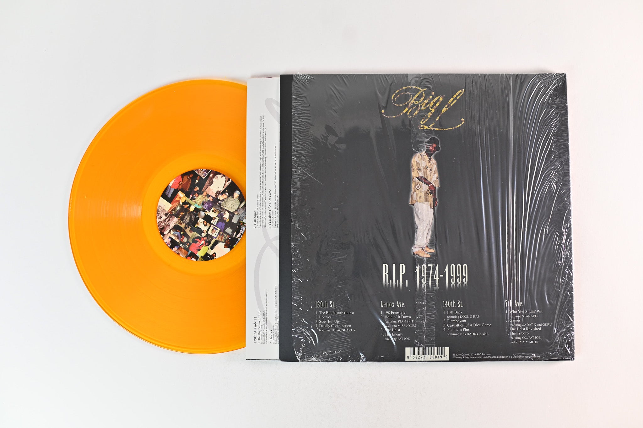 Big L - The Big Picture on RBC Ltd Yellow Translucent Reissue