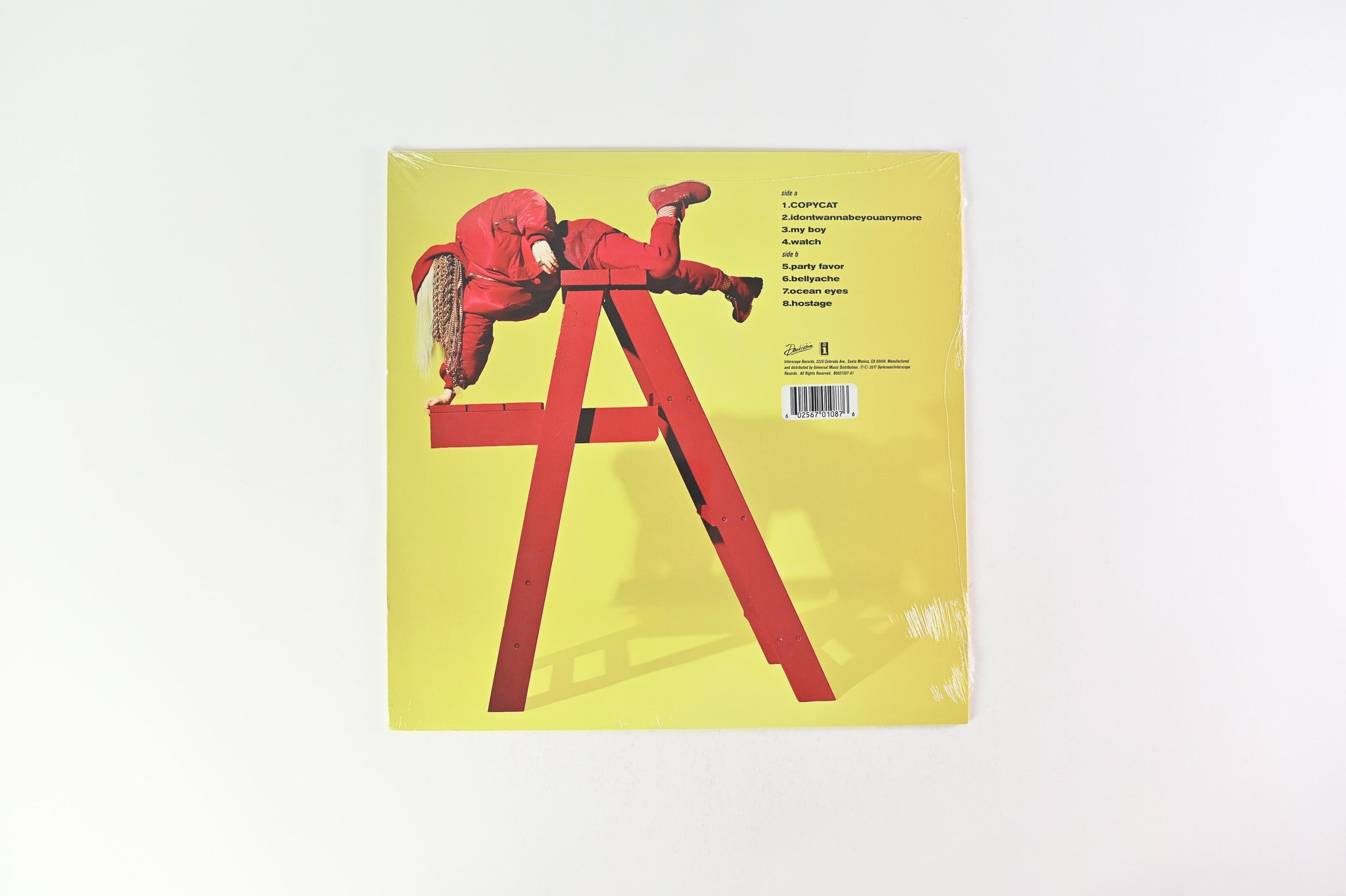 Billie Eilish - Dont Smile At Me on Insterscope Records Ltd. Yellow Vinyl SEALED