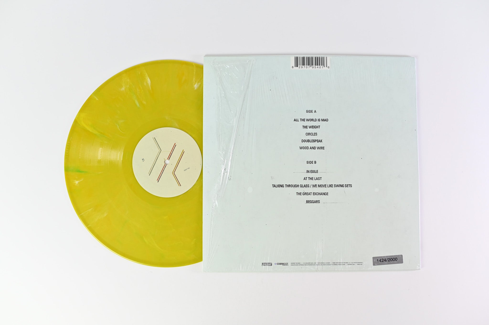Thrice - Beggars on Vagrant Ltd Numbered Mustard Yellow