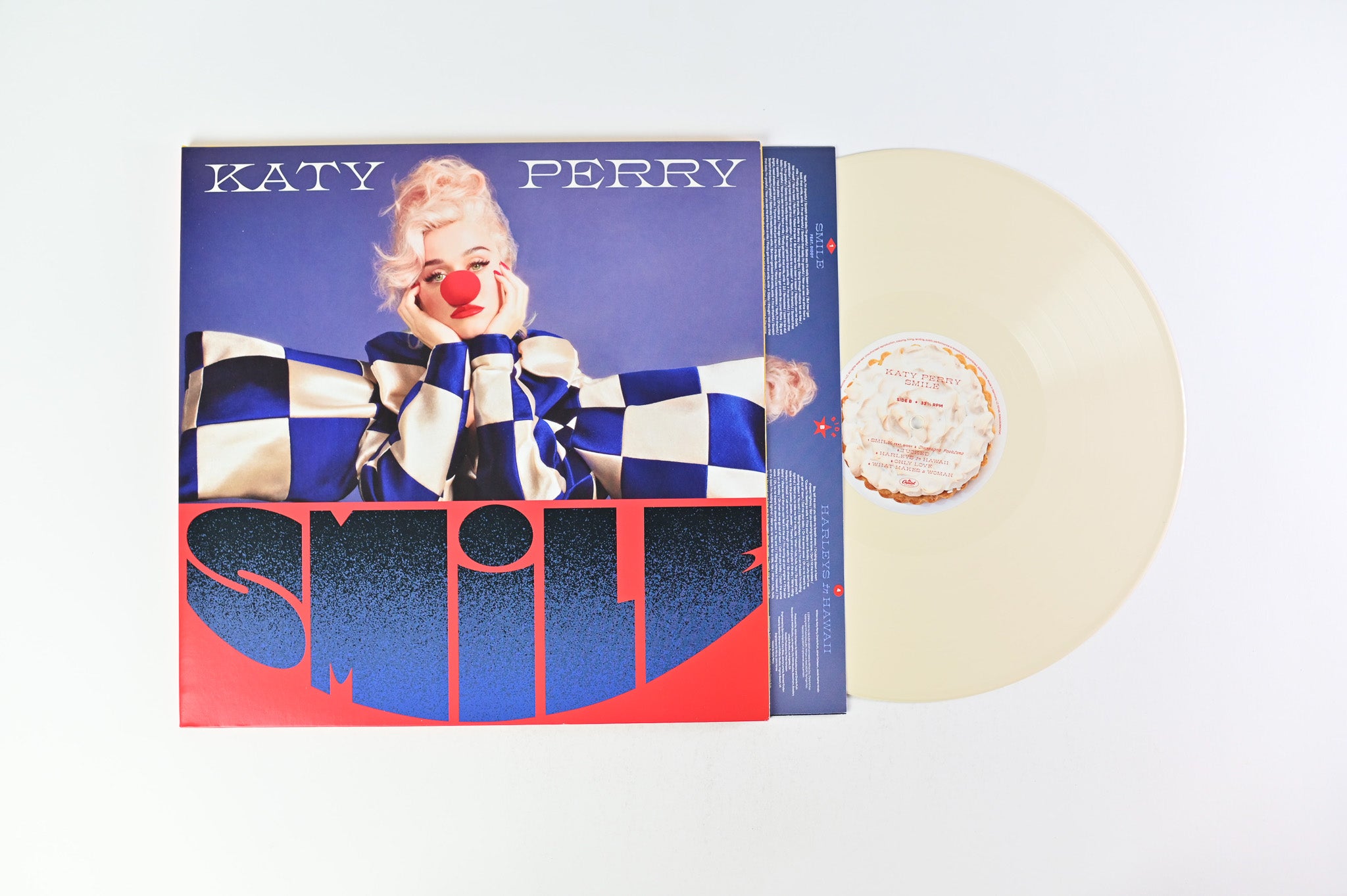 Katy Perry - Smile on Capitol Records - White Vinyl