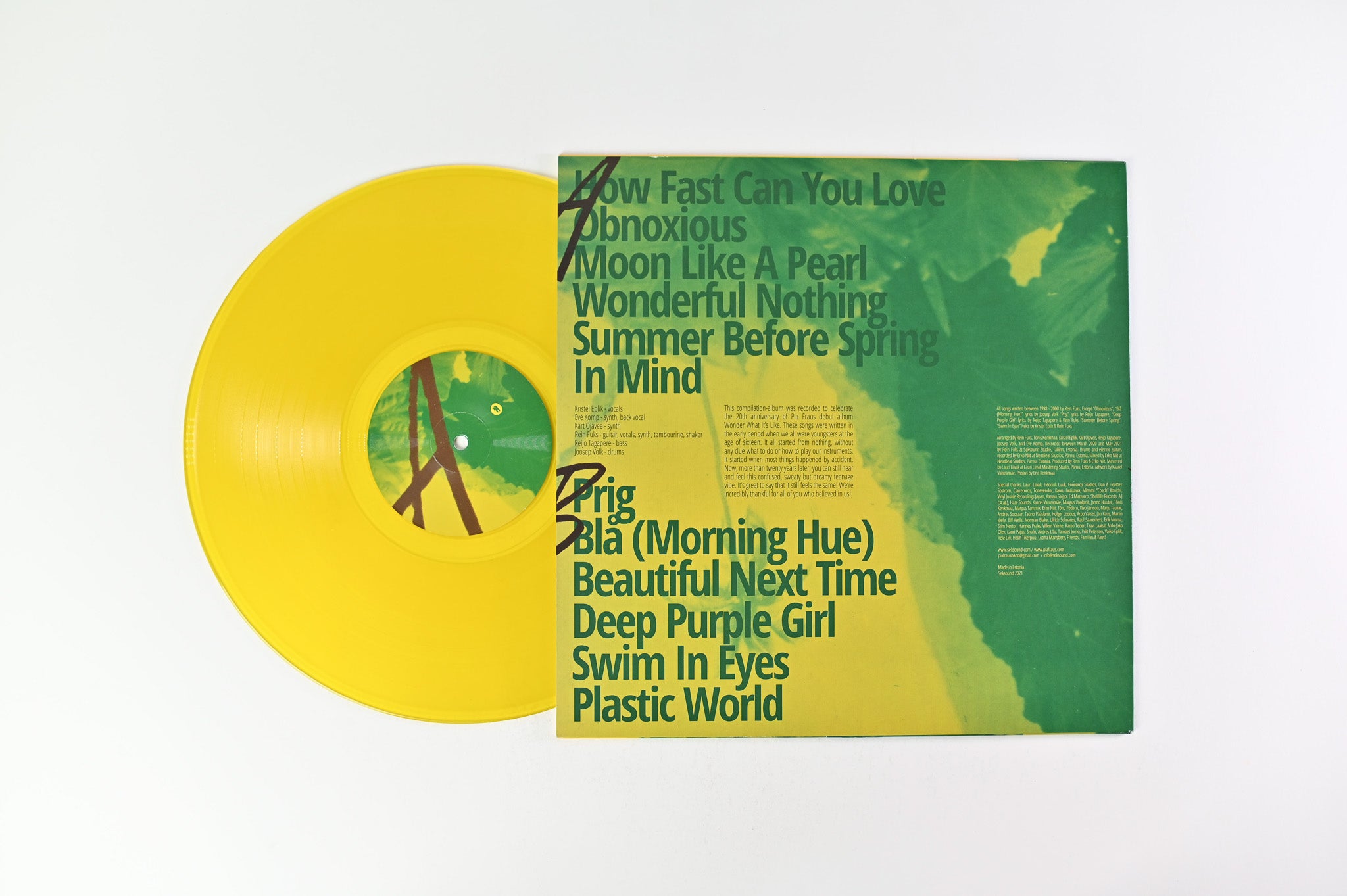 Pia Fraus - Now You Know It Still Feels The Same on SekSound - Yellow Vinyl