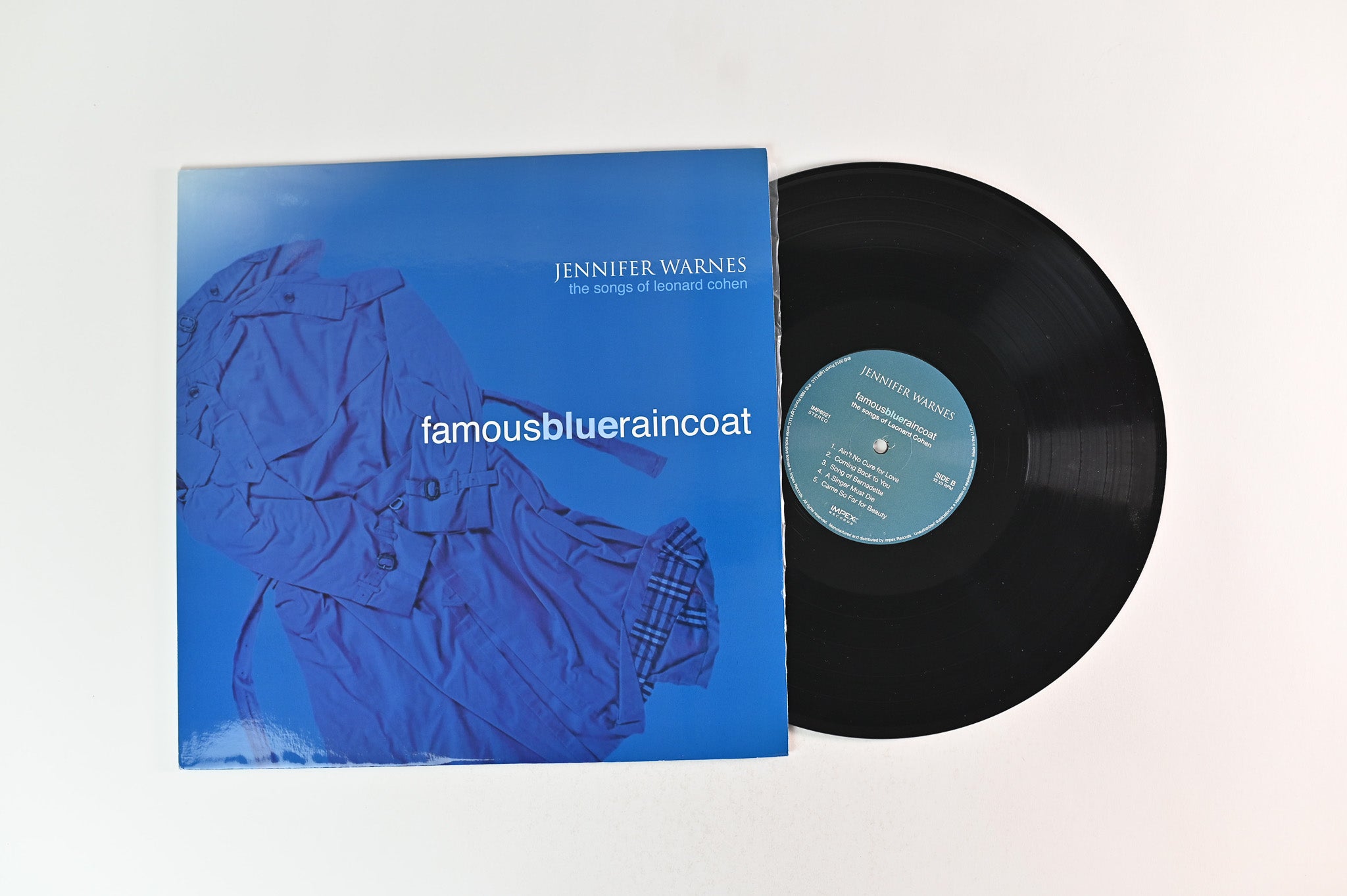 Jennifer Warnes - Famous Blue Raincoat (The Songs Of Leonard Cohen) on Impex 180 Gram Reissue