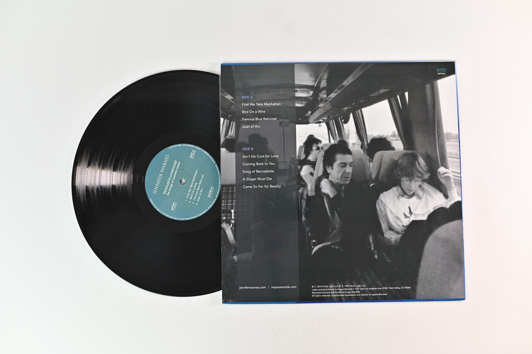 Jennifer Warnes - Famous Blue Raincoat (The Songs Of Leonard Cohen) on Impex 180 Gram Reissue