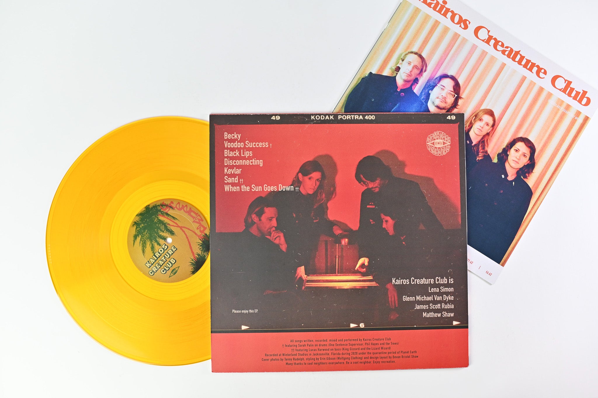 Kairos Creature Club - Join The Club on Greenway Records - Orange Vinyl