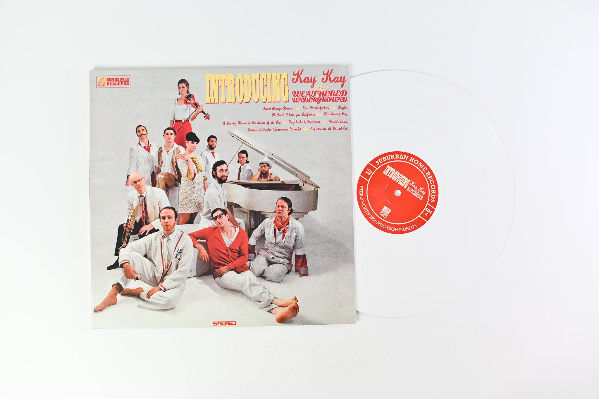 Kay Kay And His Weathered Underground - Introducing on Bombs Over Bellevue - White Vinyl