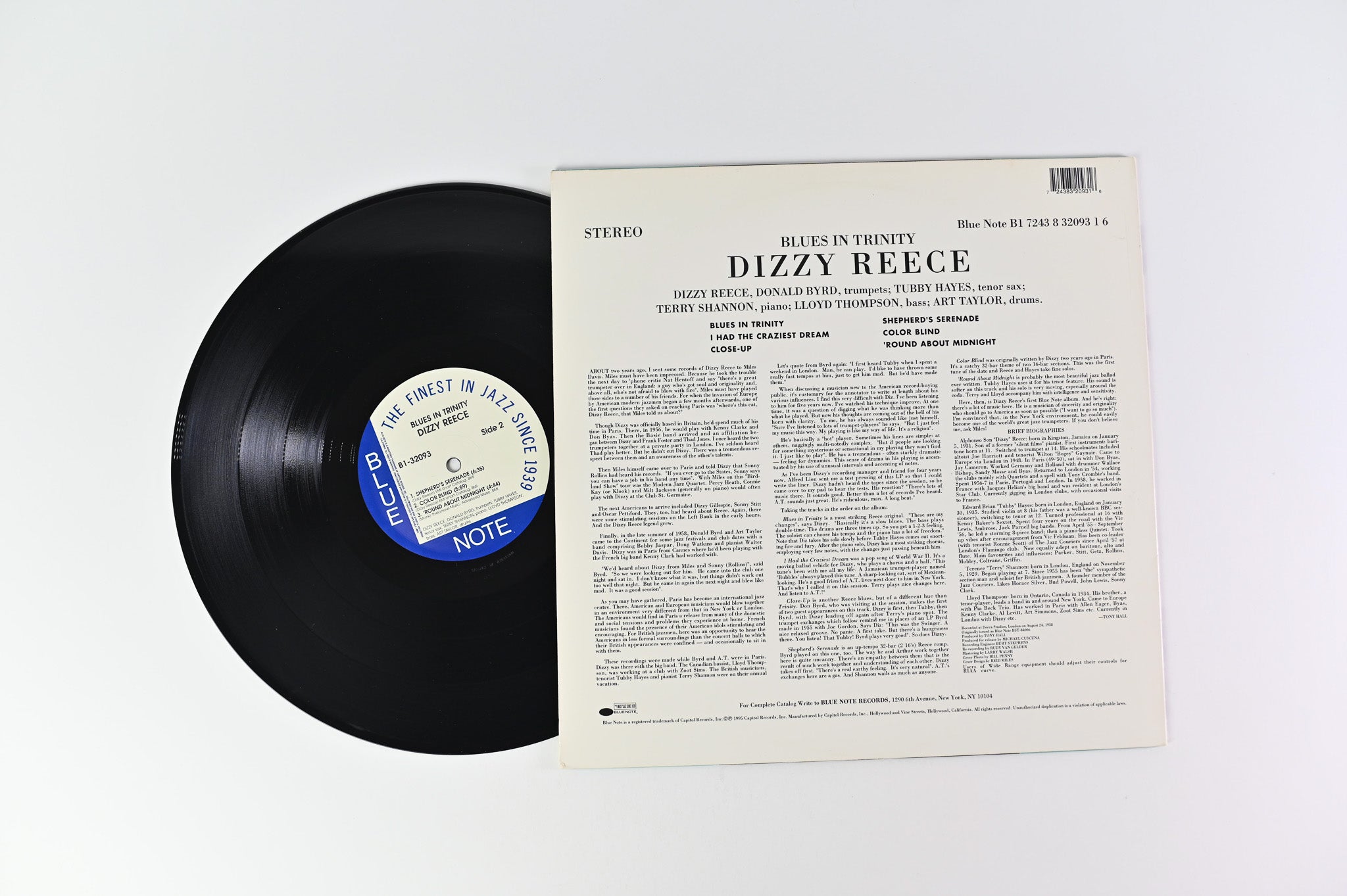 Dizzy Reece - Blues In Trinity on Blue Note Ltd Remastered Reissue