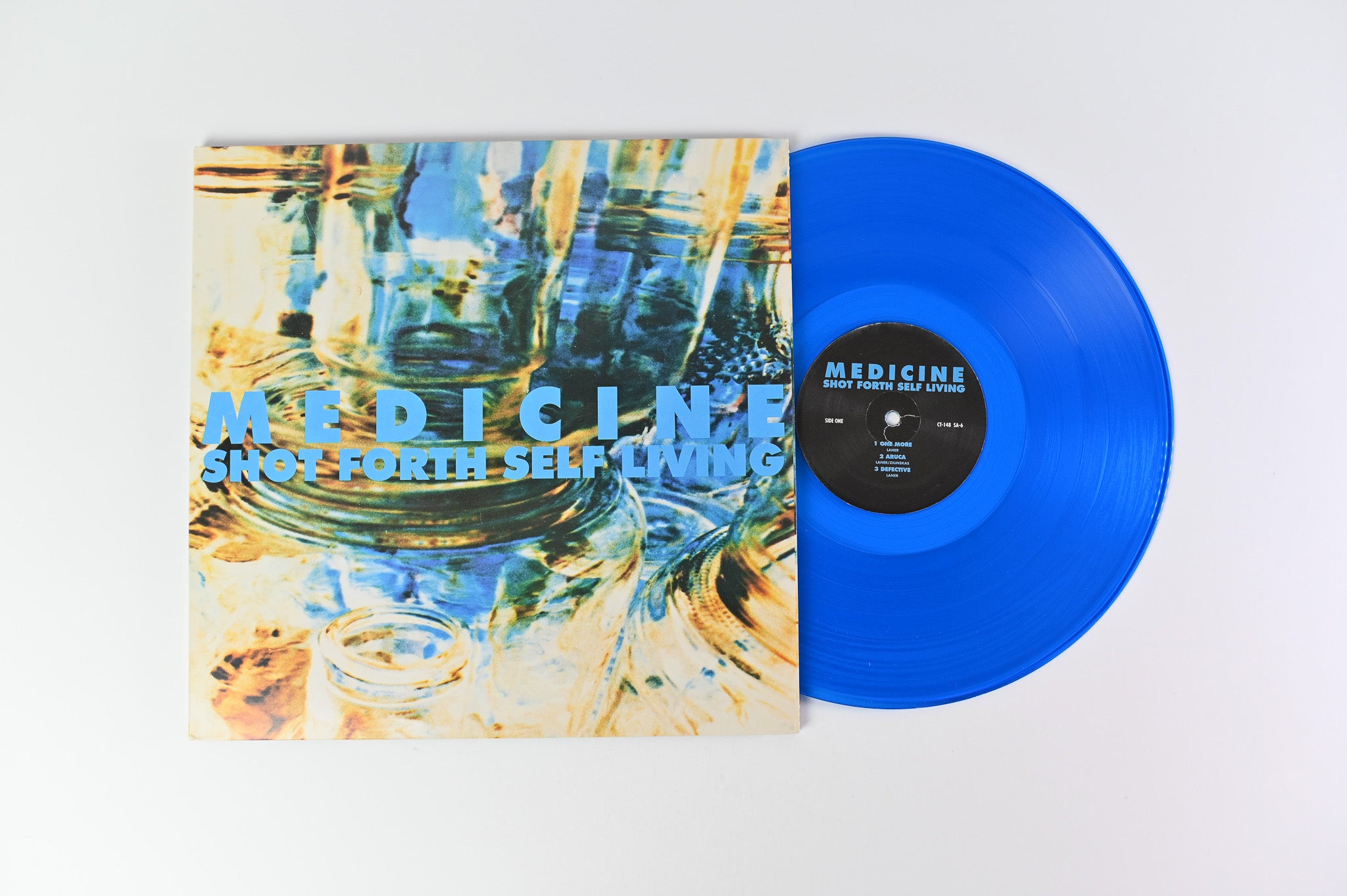Medicine - Shot Forth Self Living on Creation Rare Blue Vinyl Pressing