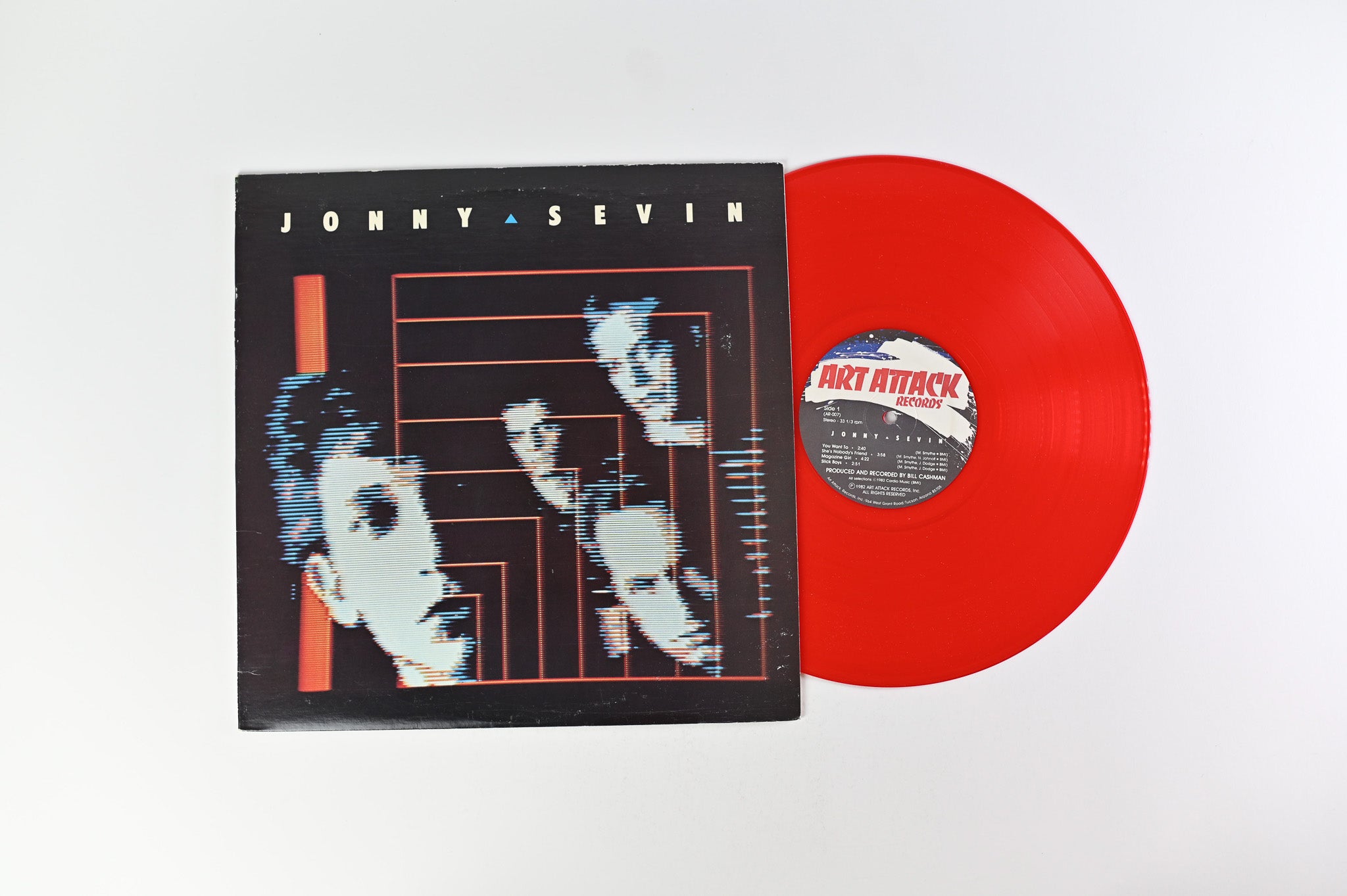 Jonny Sevin - Johnny Sevin on Art Attack Ltd Red Vinyl